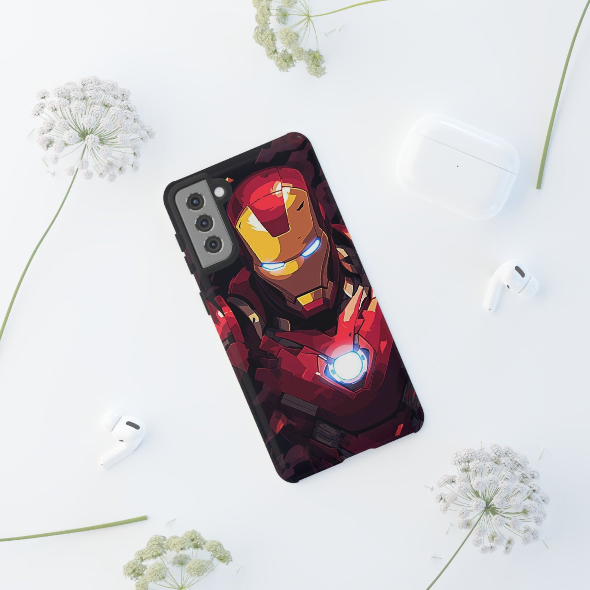 Invincible Iron Man Tough Cases for iPhones, Samsung, and Pixel