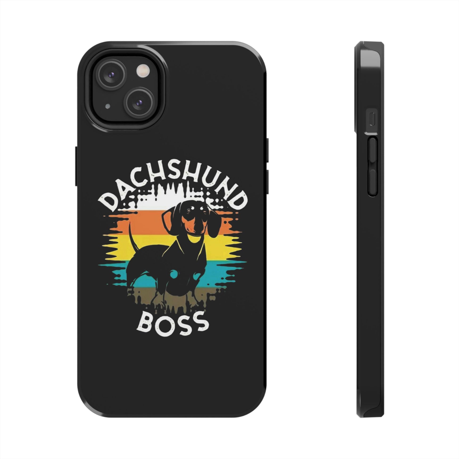Dachshund Boss Theme Phone Cases for iPhones & Samsung Phones