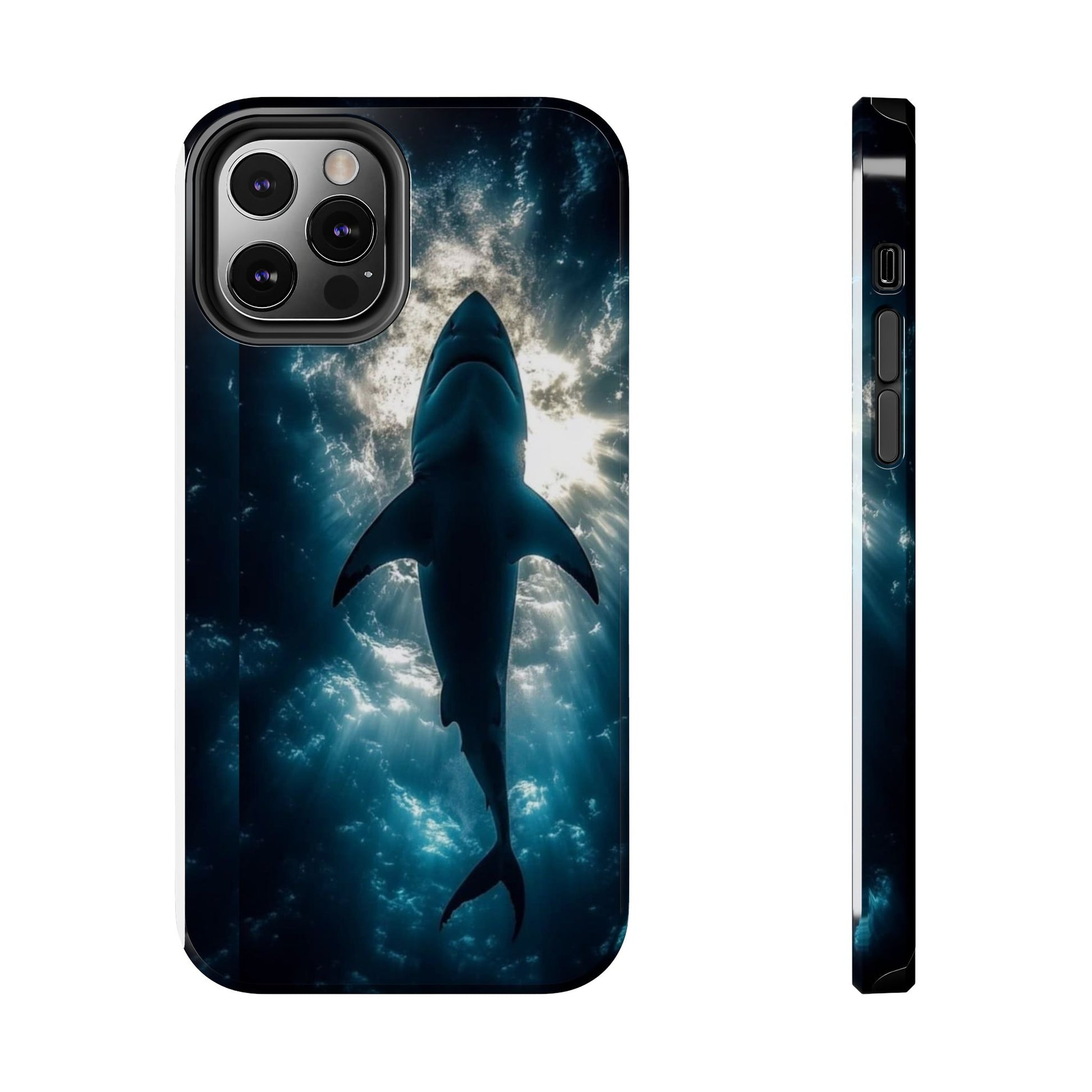 Great White Shark Themed Tough Phone Cases for Iphones & Samsung Phones