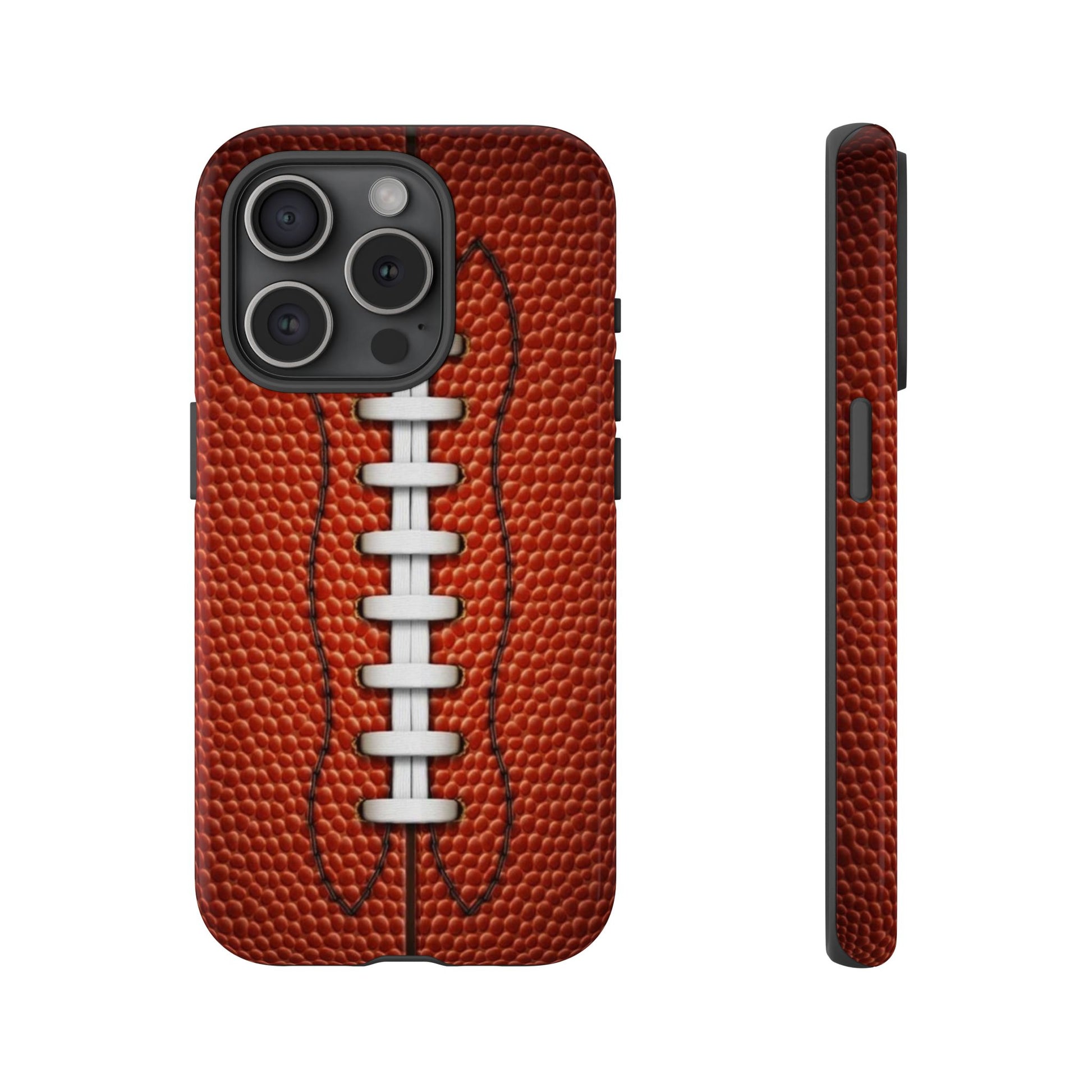 Football Pigskin Print Tough Cases for iPhones, Samsung, and Pixel