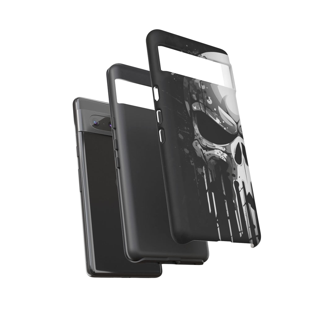Punisher Skull Tough Cases for iPhones, Samsung, and Pixel