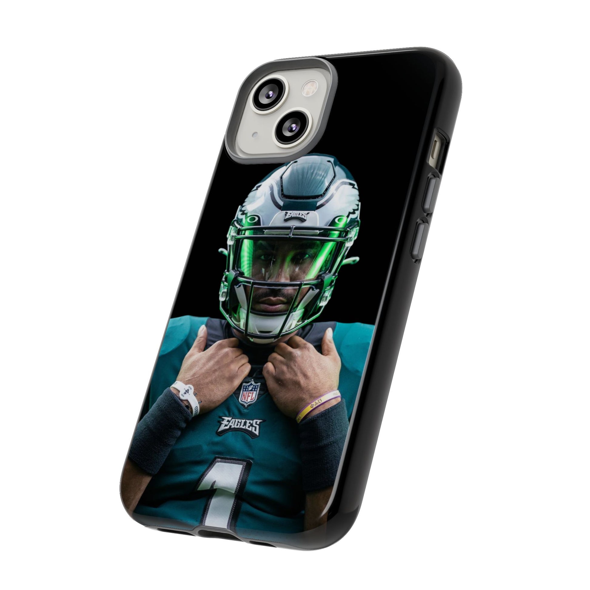 Eagles Football Jalen Hurts Tough Cases for iPhones, Samsung, and Pixel