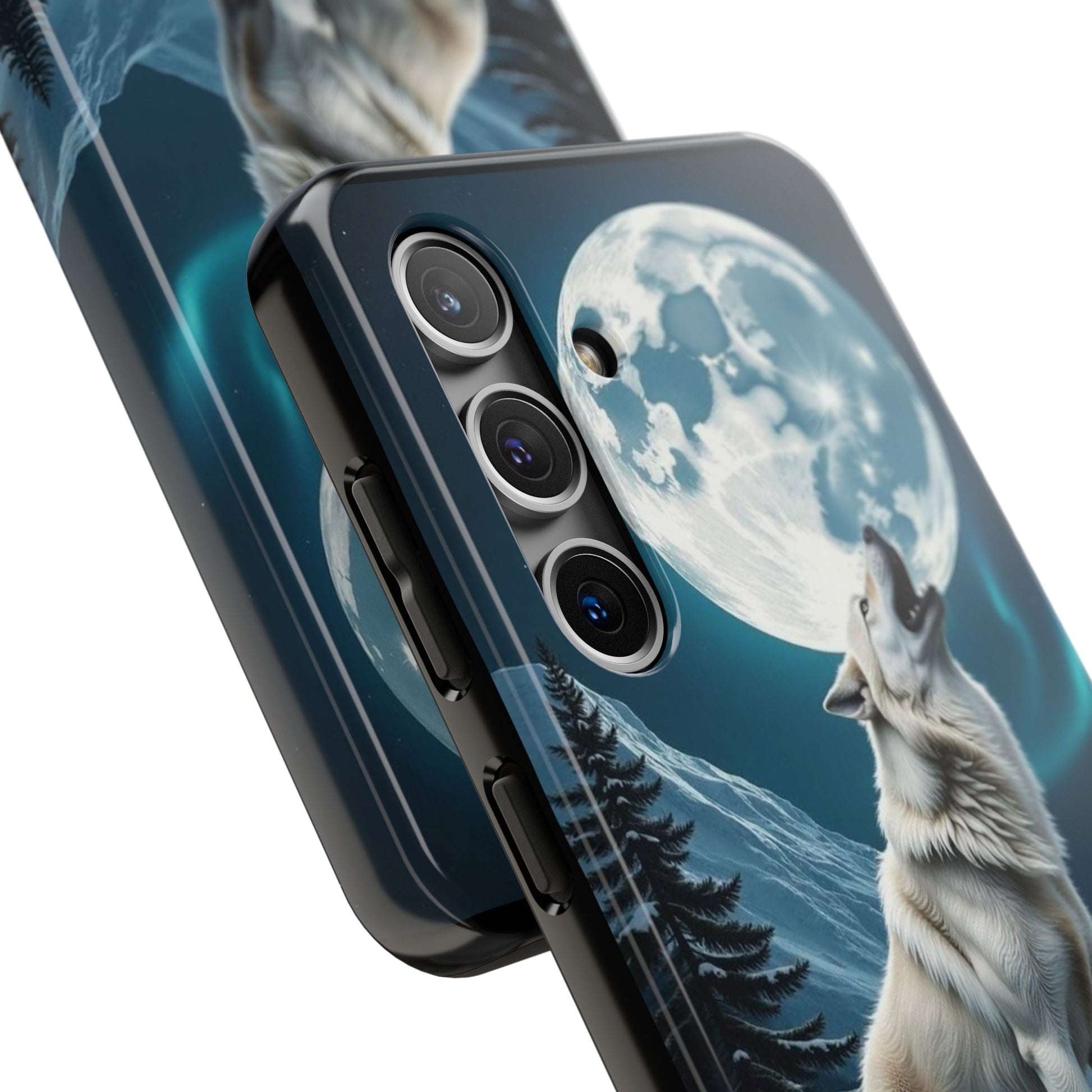 Howling Wolf Theme Phone Cases for iPhones & Samsung Phones
