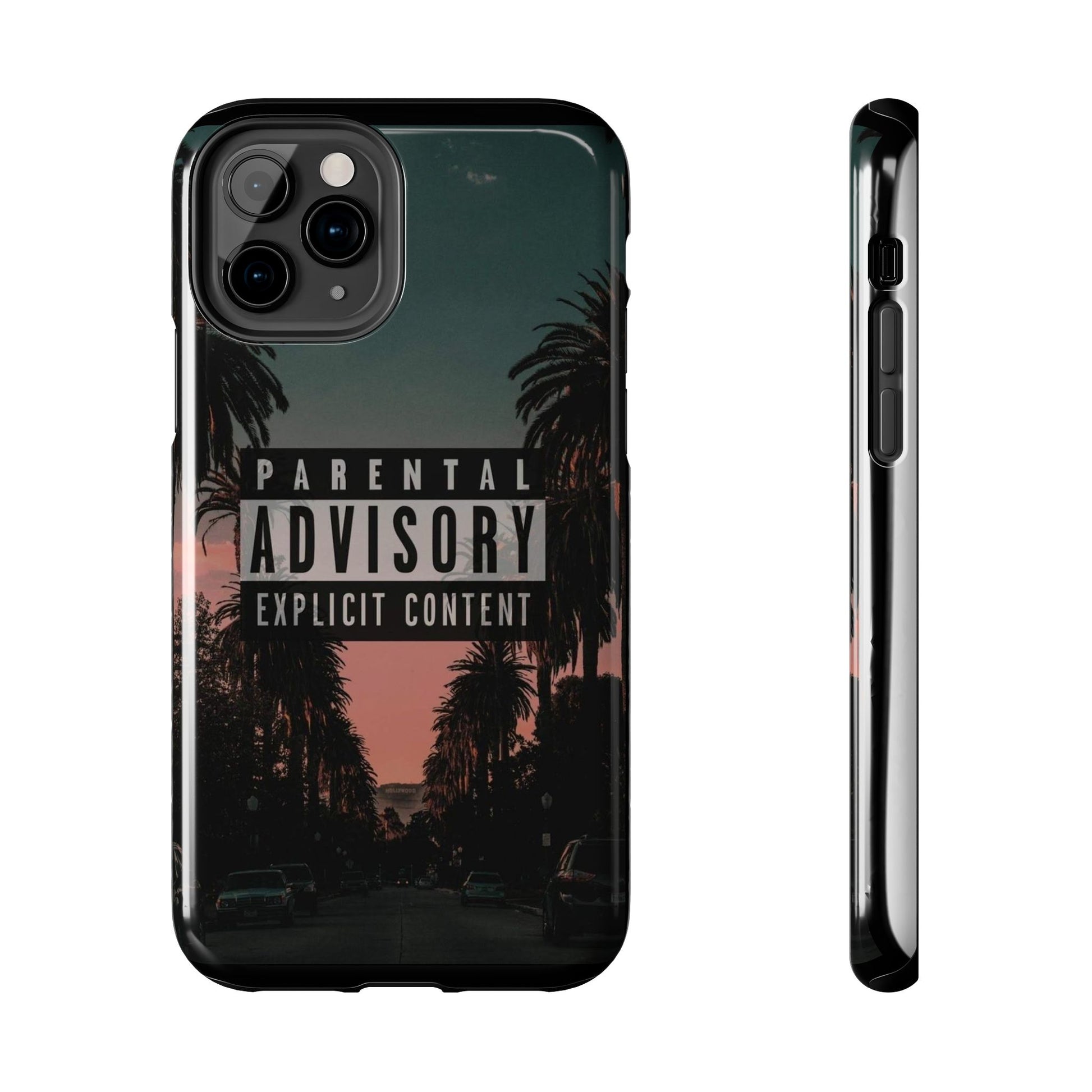 Parental Advisory Tough Phone Cases for Iphones & Samsung Durable