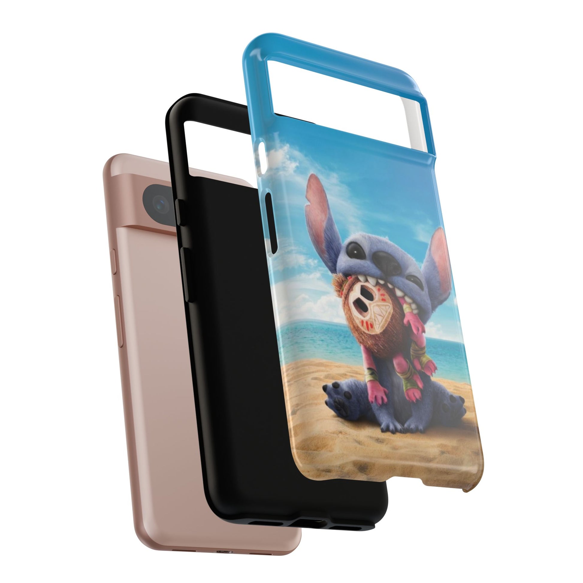Stitch Beach Sunset Landscape Phone Case for iPhone, Samsung Galaxy, & Pixel Phones