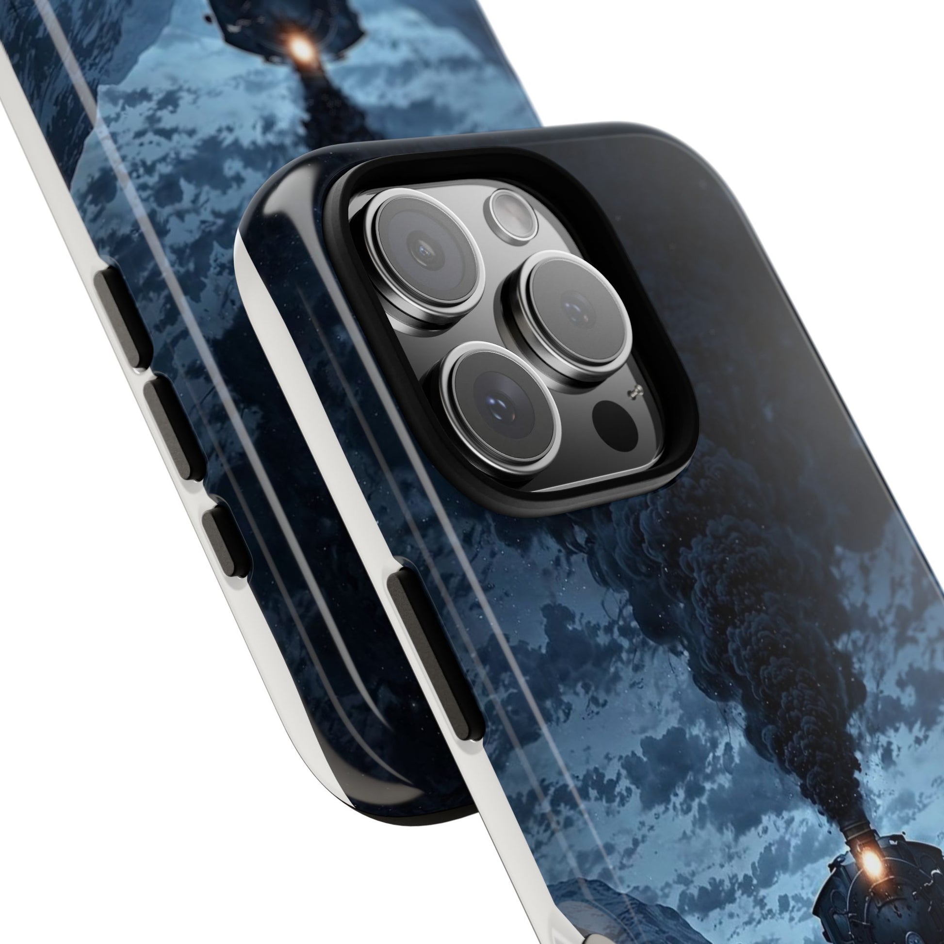 Steam Engine Train Themed Tough Cases for iPhones, Samsung, and Pixel