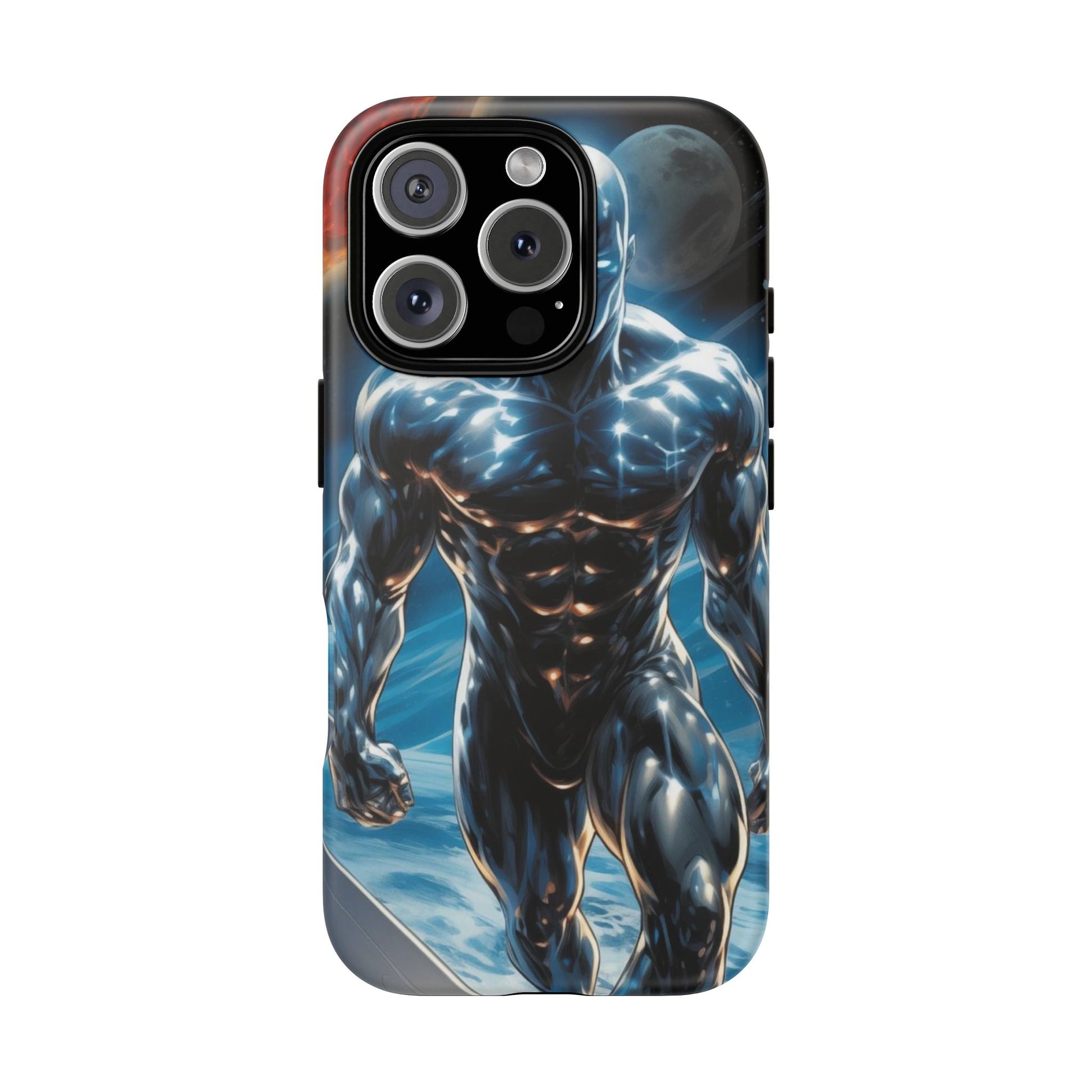 The Silver Surfer Comic Art Phone Case, Tough Cases for iPhones, Samsung, and Pixel