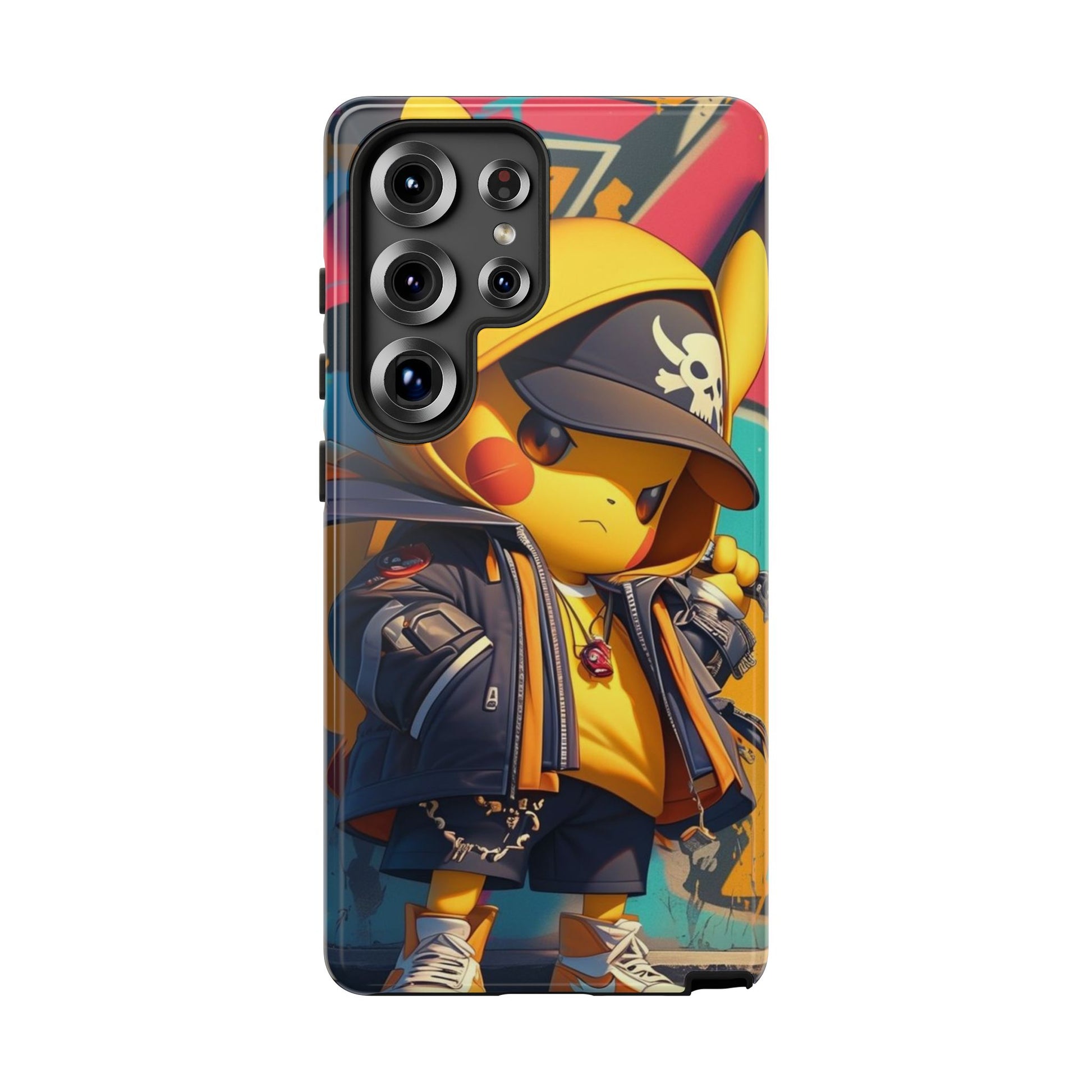 Cute Poke Bear Phone Case, Tough Cases for iPhones, Samsung, and Pixel