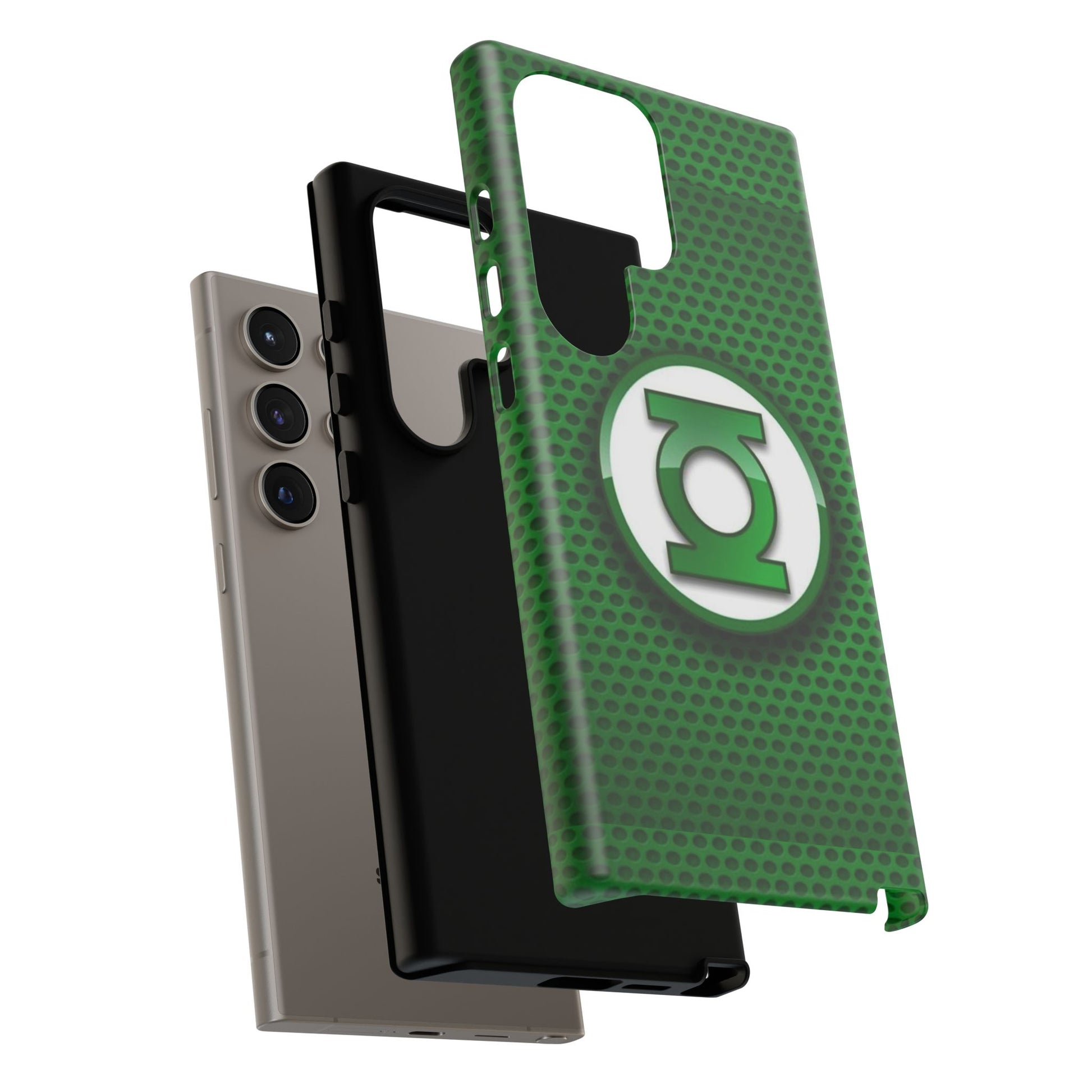 Green Lantern Logo Phone Case, Tough Cases, DC Case for iPhones, Samsung, and Pixel