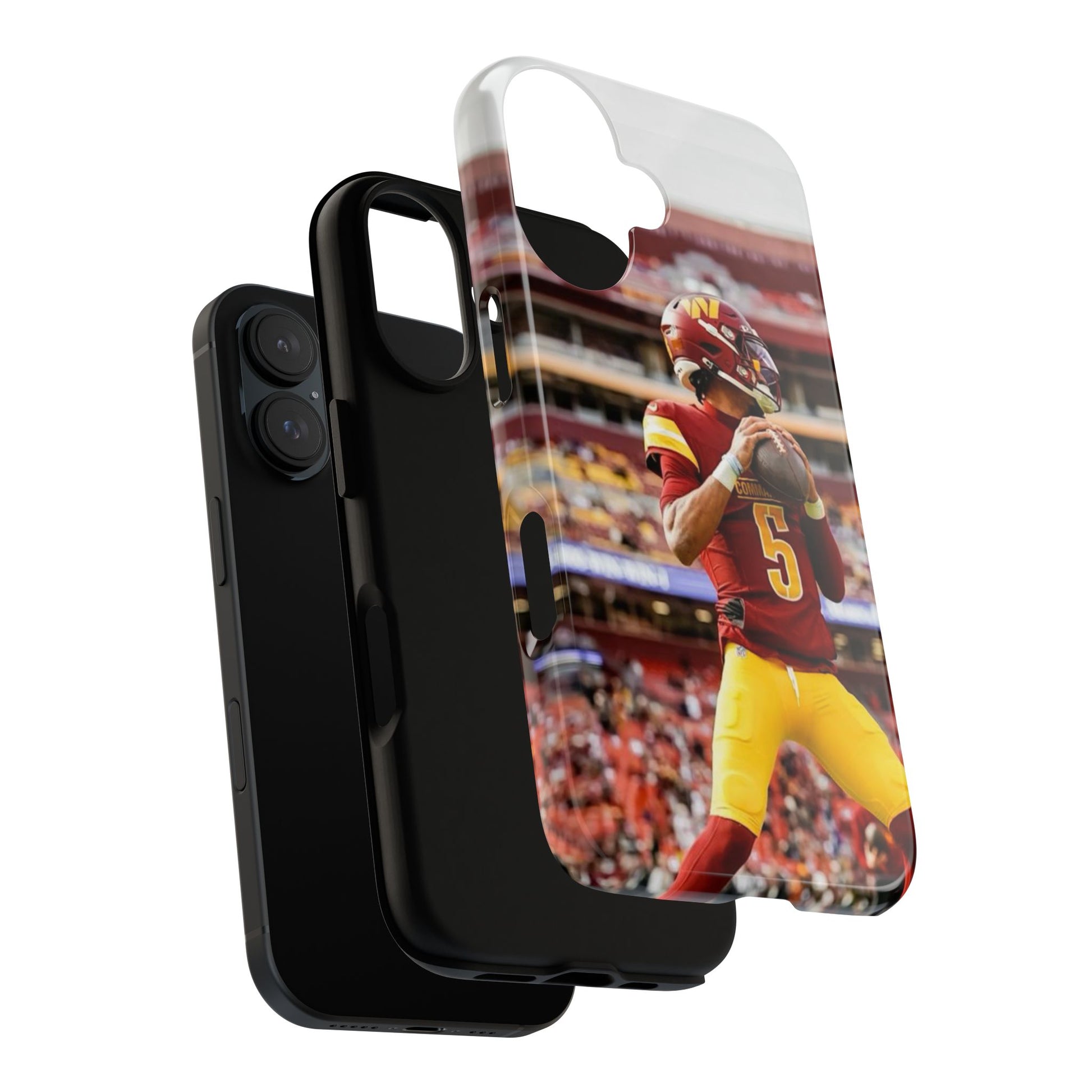 Jayden Daniels Washington Football Tough Cases for iPhones, Samsung, and Pixel