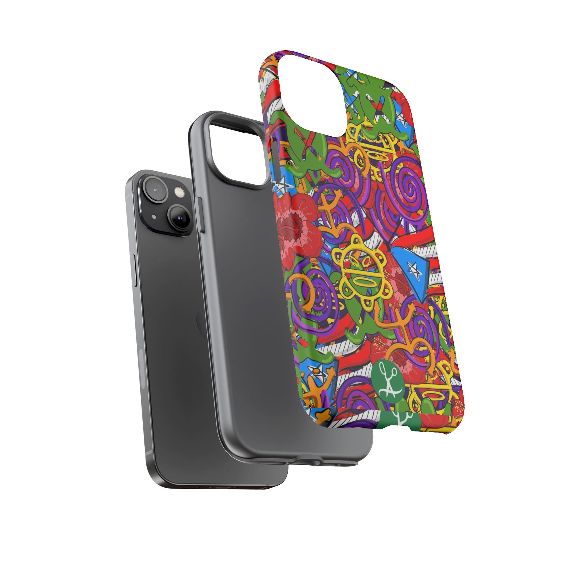 Puerto Rico Taino Tribal Art Tough Cases for iPhones, Samsung, and Pixel