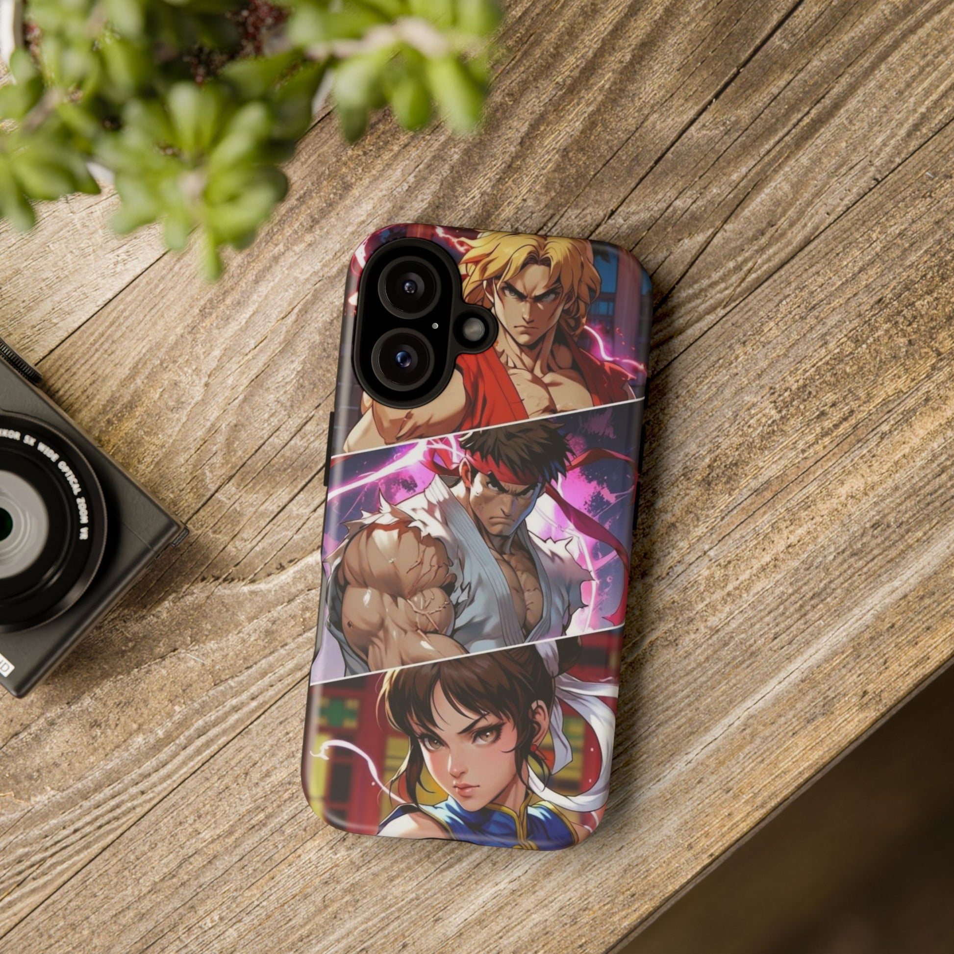 Street Fighter Gamer Theme Tough Cases for iPhones, Samsung, and Pixel