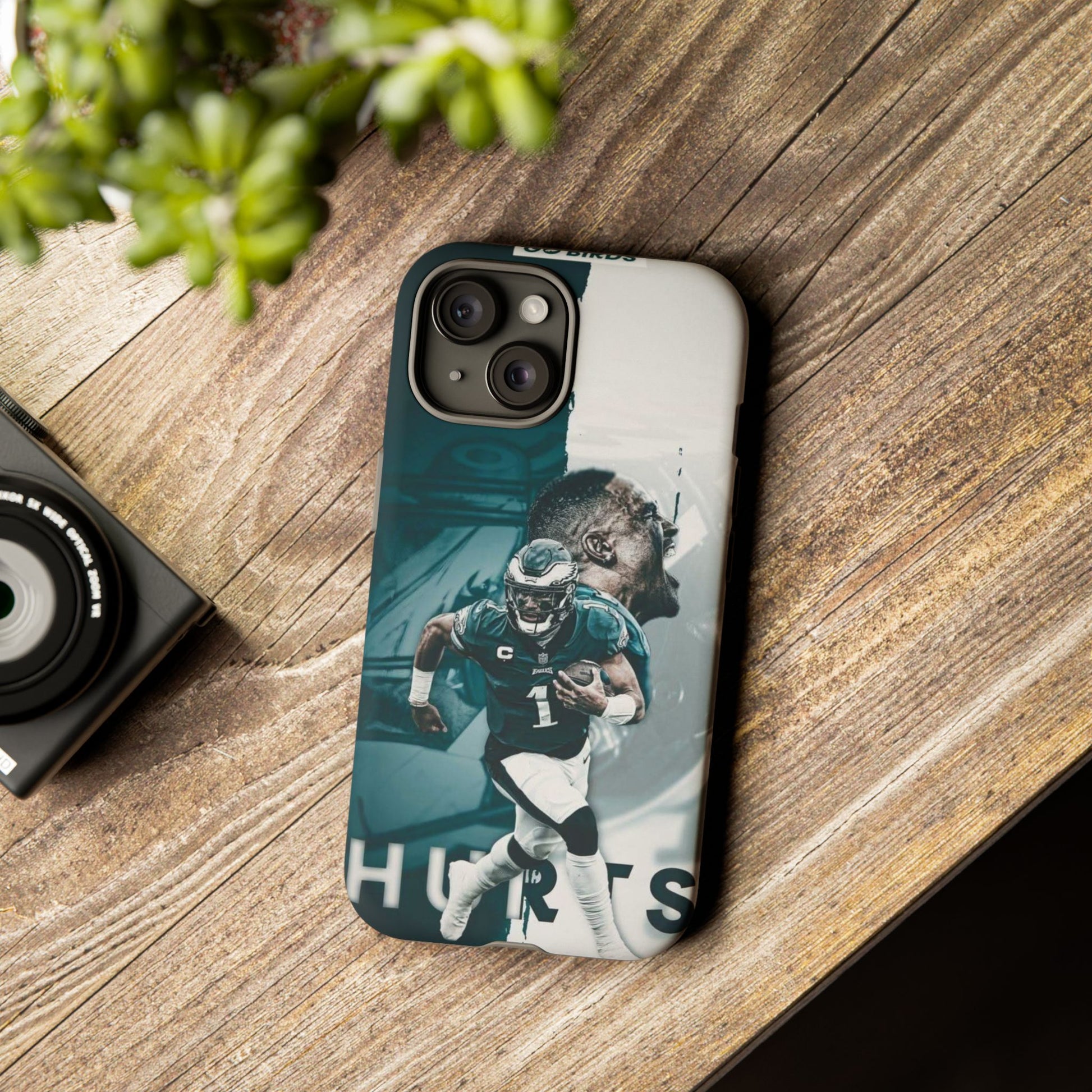 Jalen Hurts Eagles Football Tough Cases for iPhones, Samsung, and Pixel