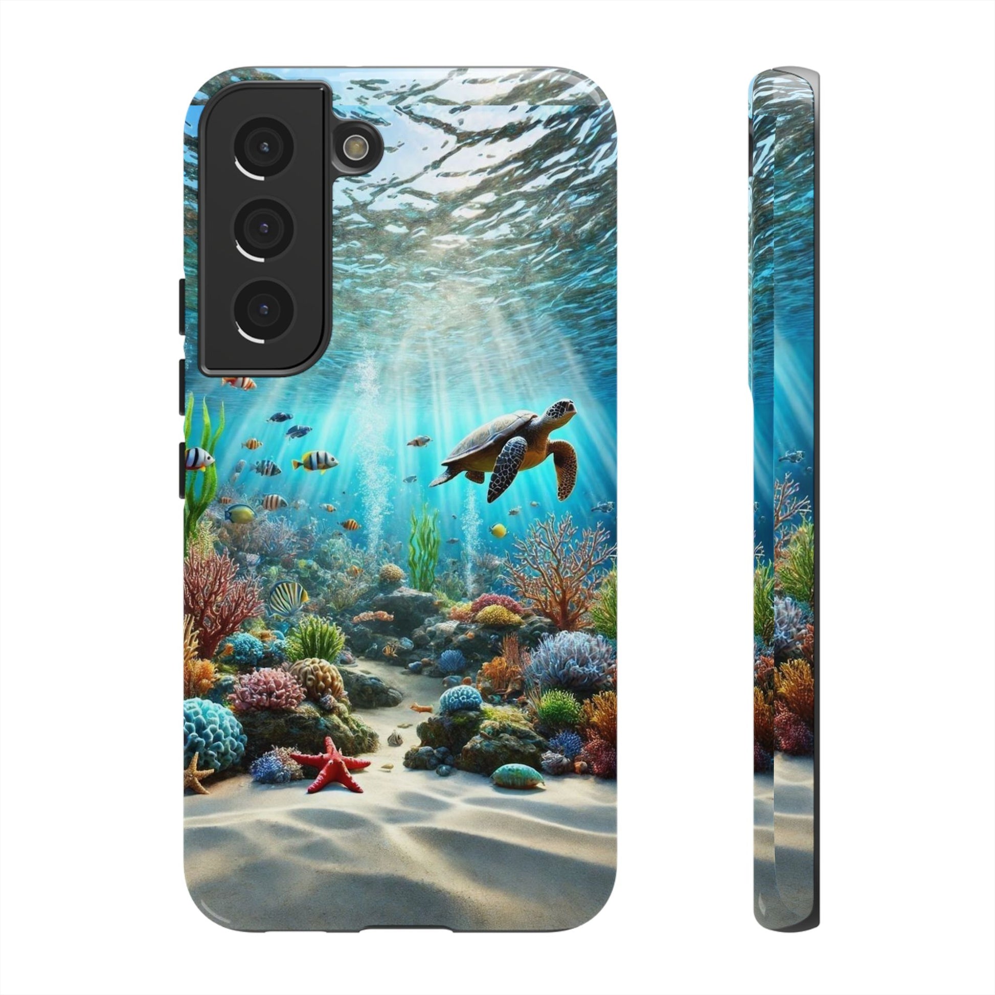 Under Sea Landscape Tough Cases for iPhones, Samsung, and Pixel