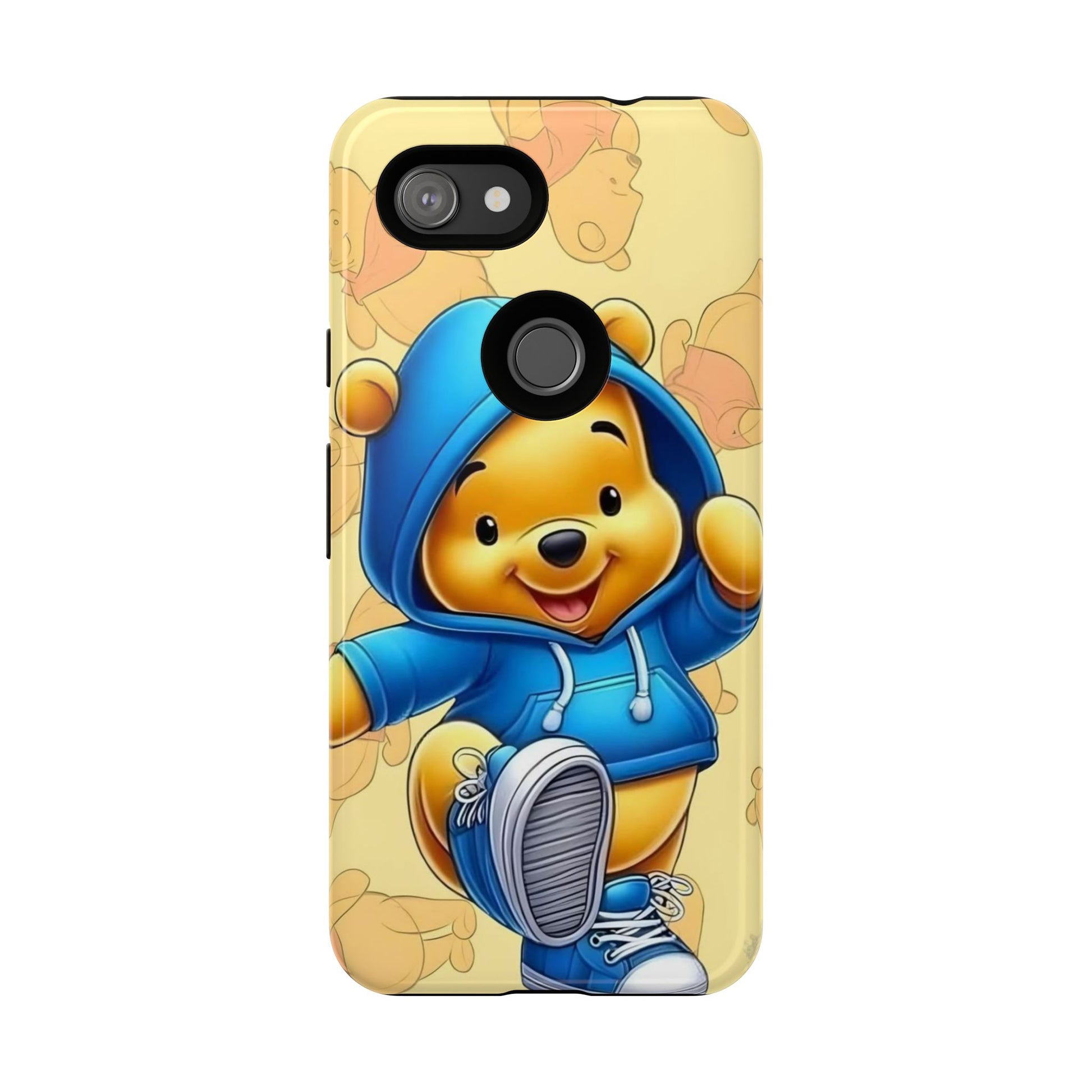 Cute Pooh Bear Phone Case, Tough Case