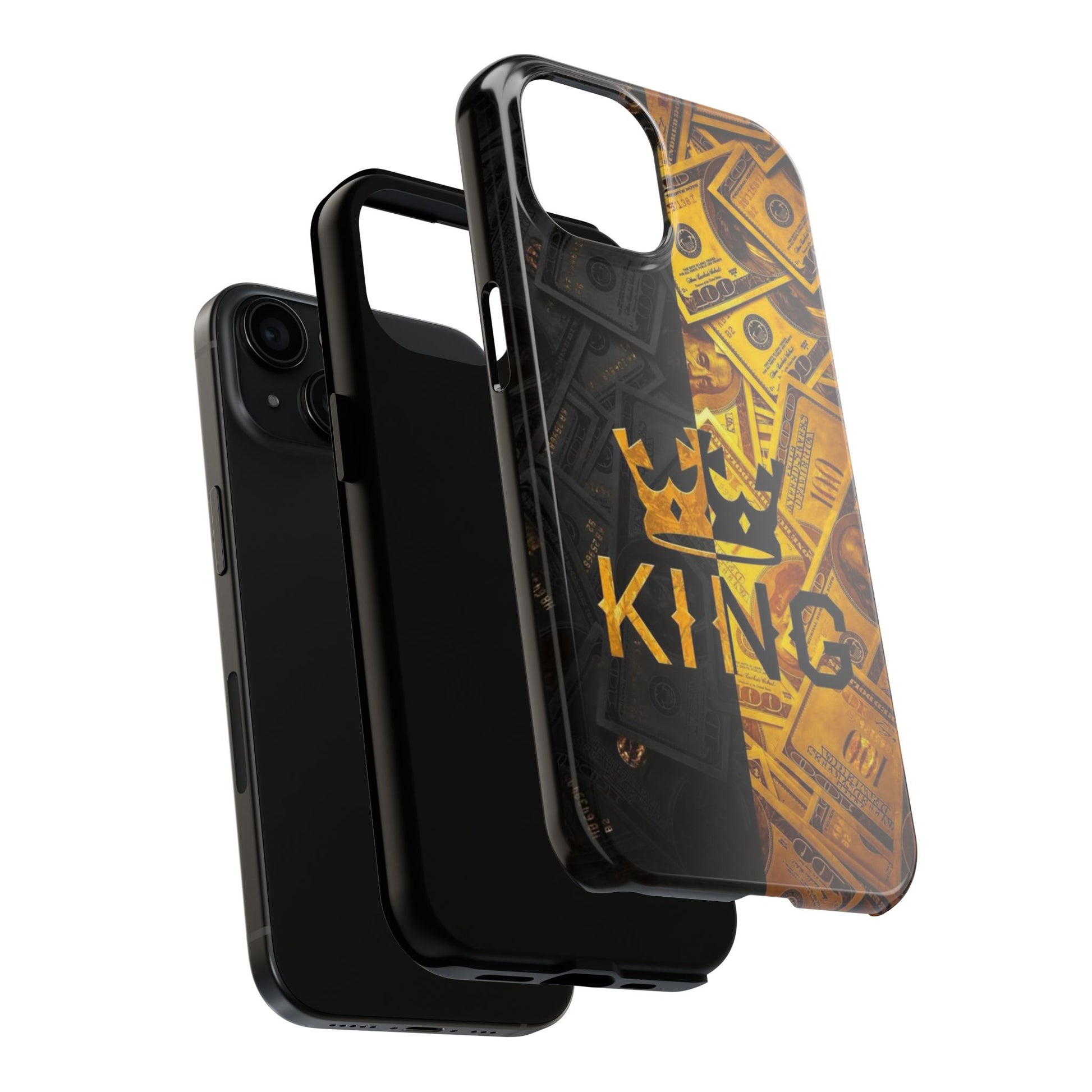 King of Money Urban Design Tough Phone Cases for Select iPhones & Samsung Phones