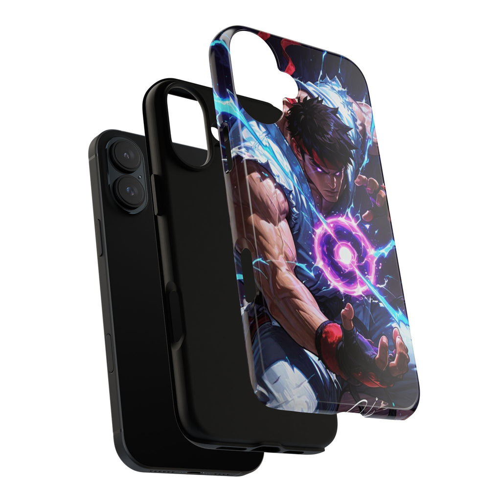 Street Fighter Ryu Gamer Art Tough Cases for iPhones, Samsung, and Pixel