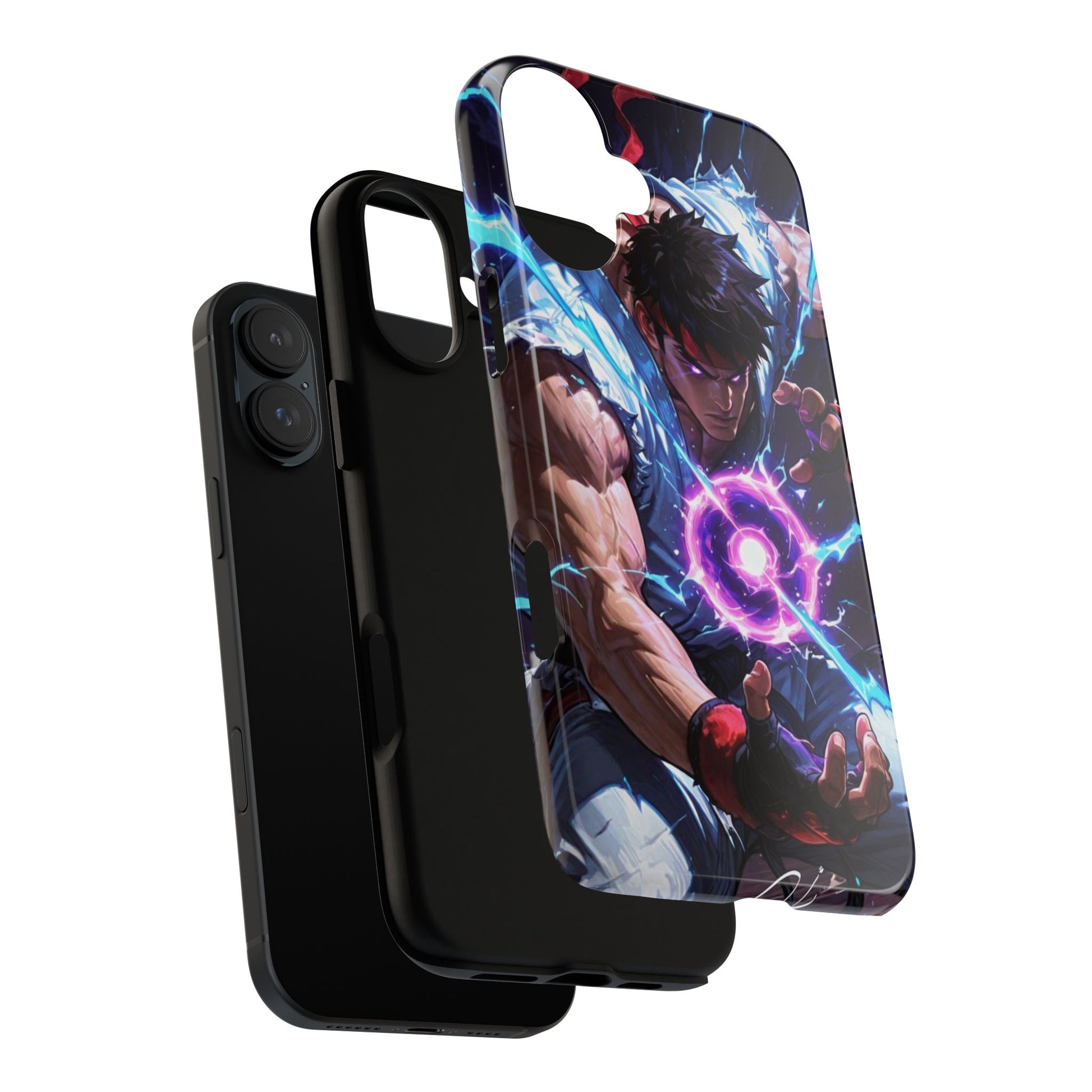 Street Fighter Ryu Gamer Art Tough Cases for iPhones, Samsung, and Pixel