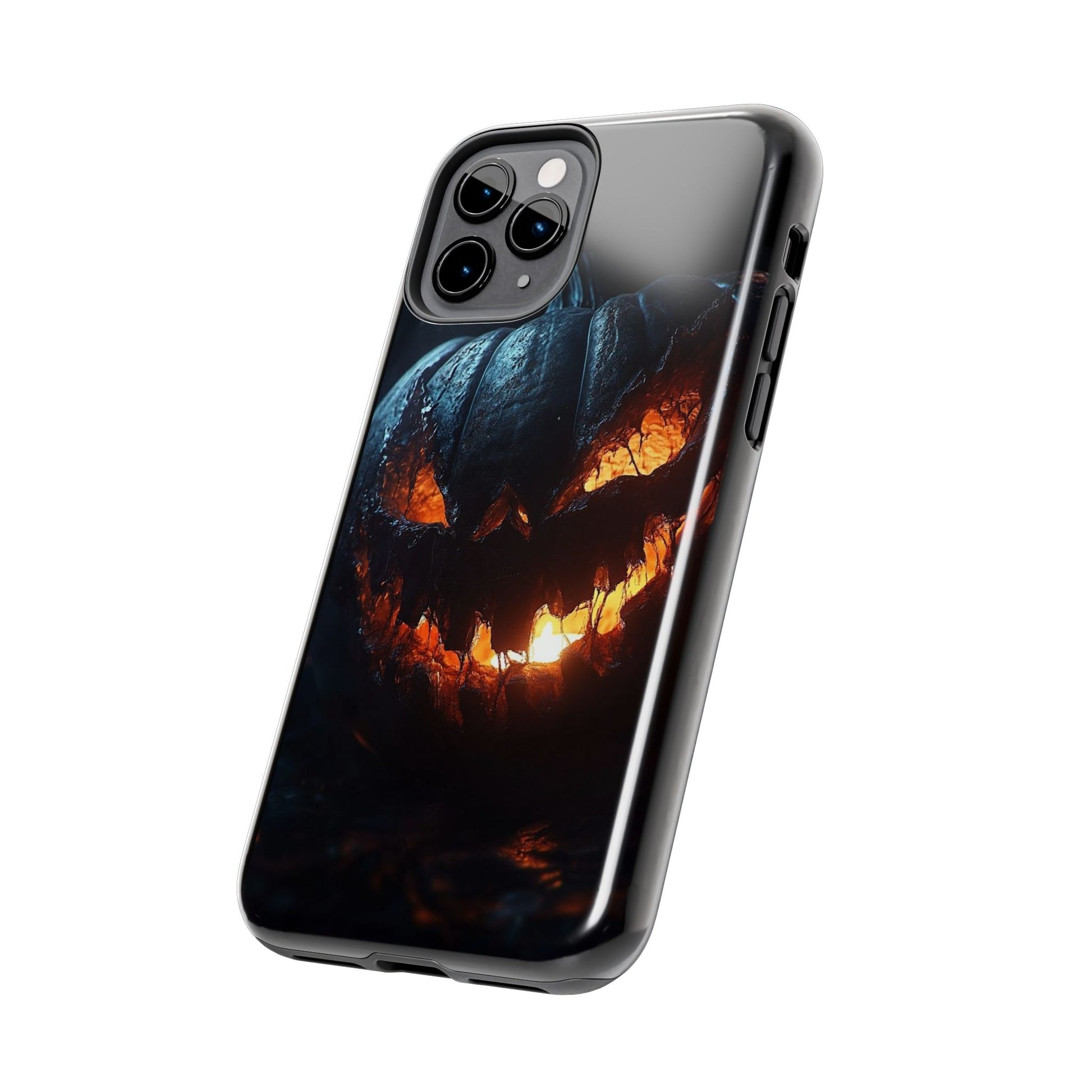 Scary Pumpkin Halloween Theme Phone Cases for iPhones & Samsung Phones