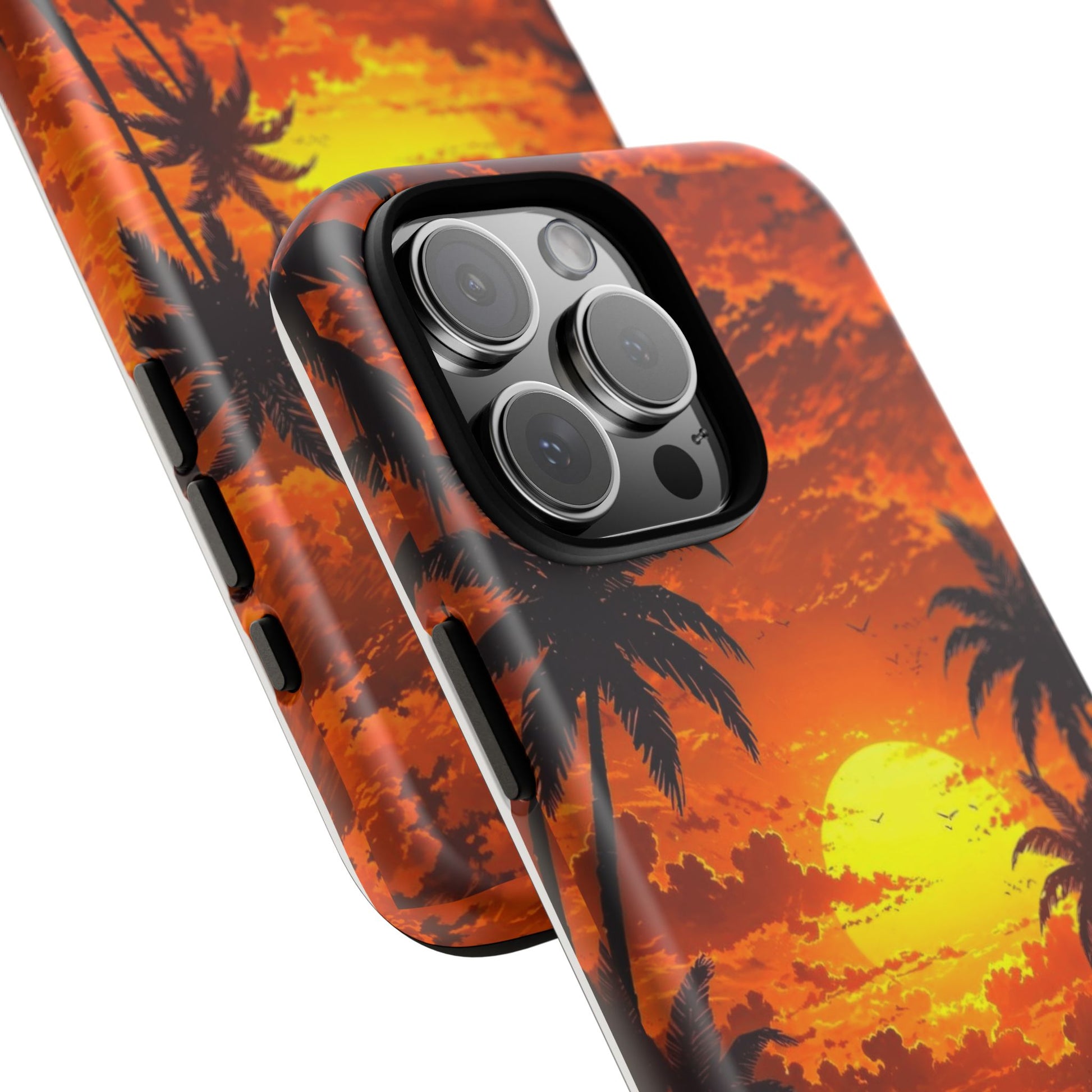 Beautiful Beach Sunset Tough Cases for iPhones, Samsung, and Pixel