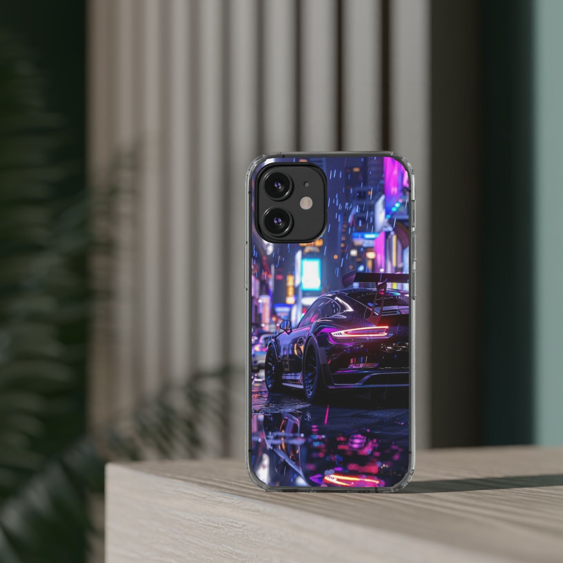 Beautiful Porsche in City Art Iphone, Samsung case