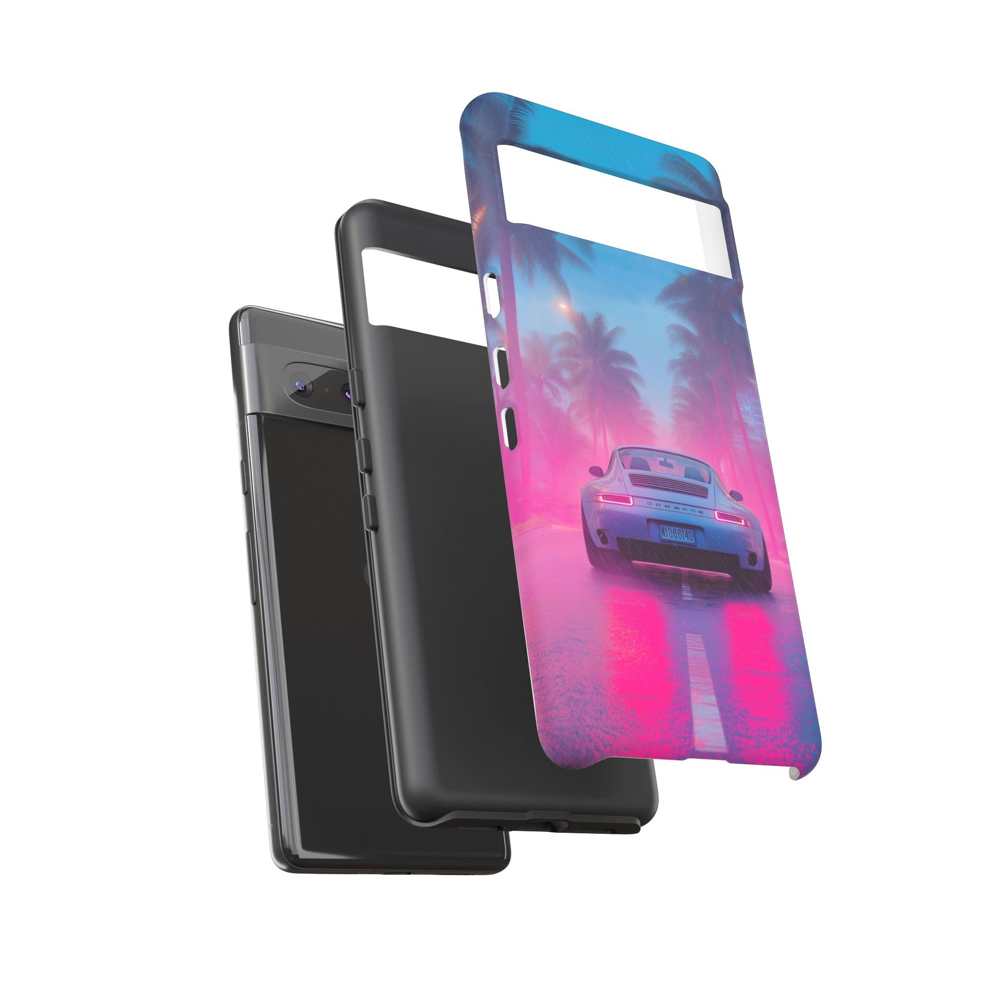 Miami Vice Porsche Phone Case for iPhone, Samsung Galaxy, & Pixel Phones