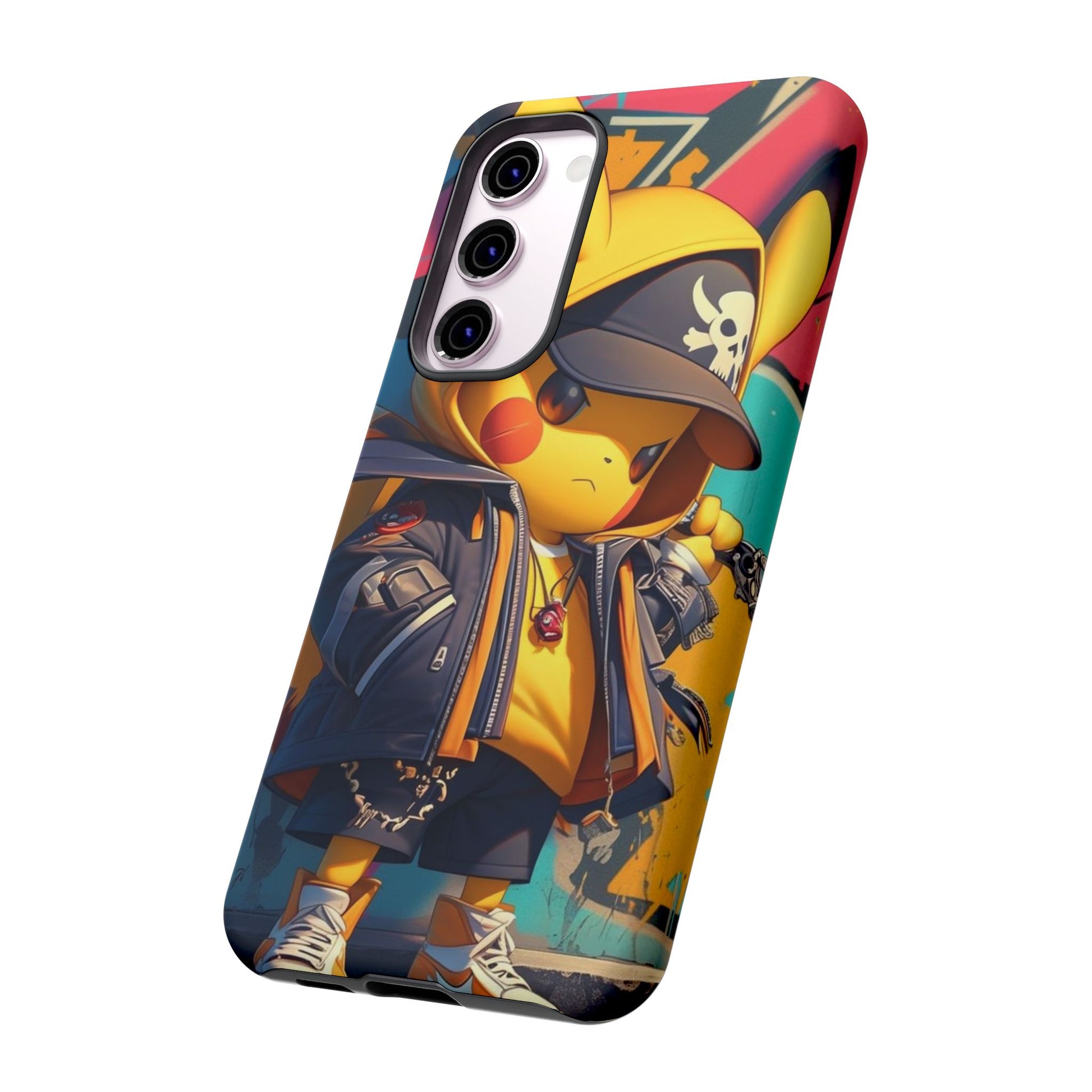 Cute Poke Bear Phone Case, Tough Cases for iPhones, Samsung, and Pixel
