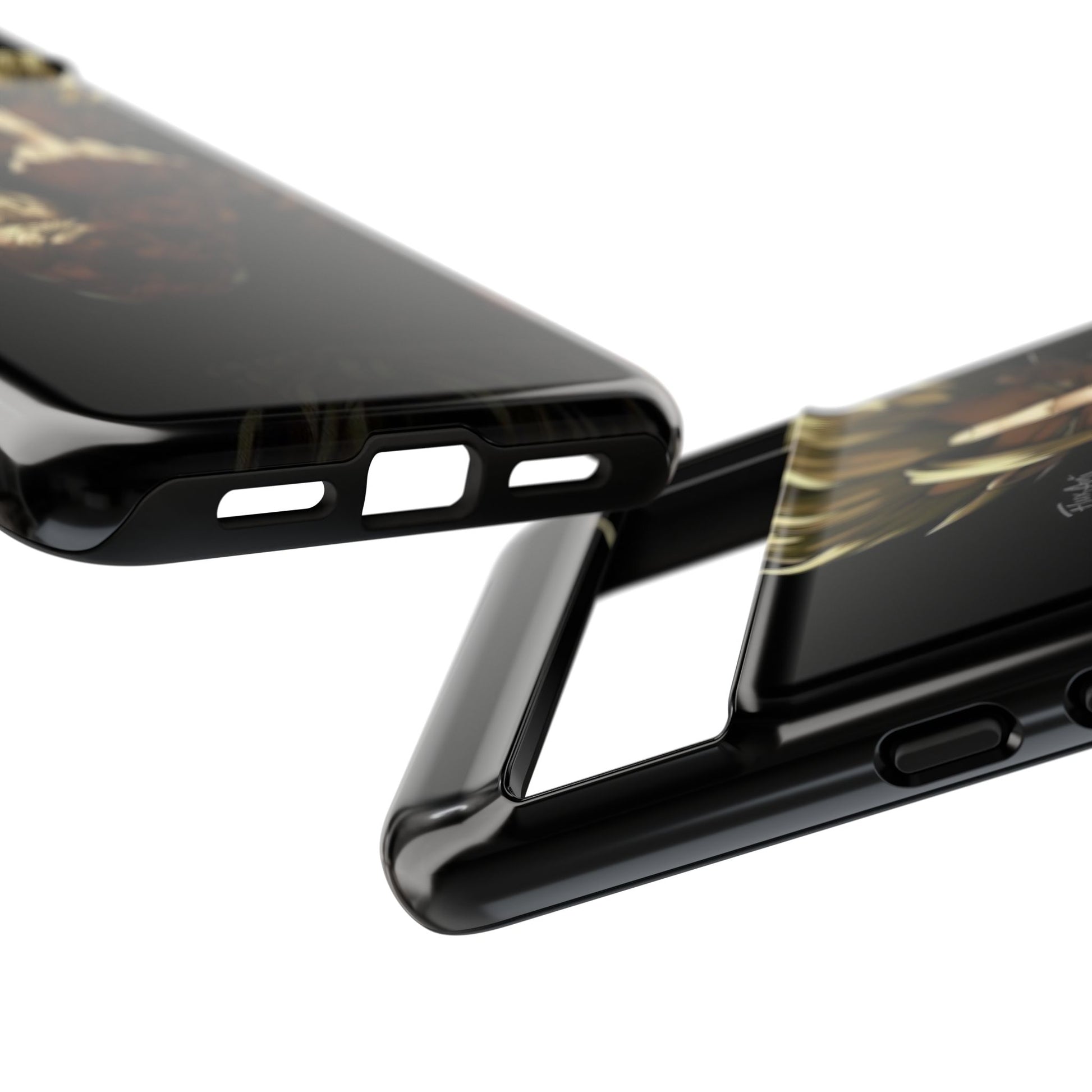 Middle Finger SS Goku Dragon Ball Z Tough Cases for iPhones, Samsung, and Pixel