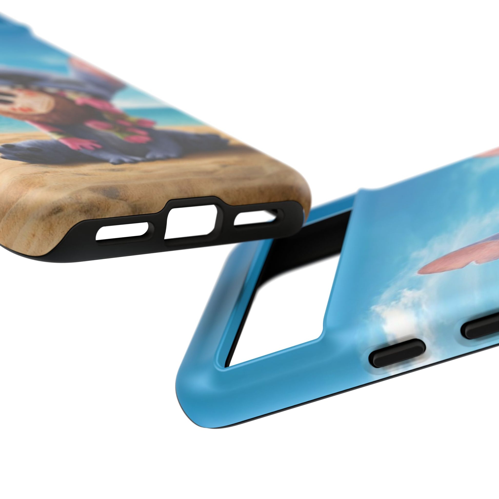 Stitch Beach Sunset Landscape Phone Case for iPhone, Samsung Galaxy, & Pixel Phones
