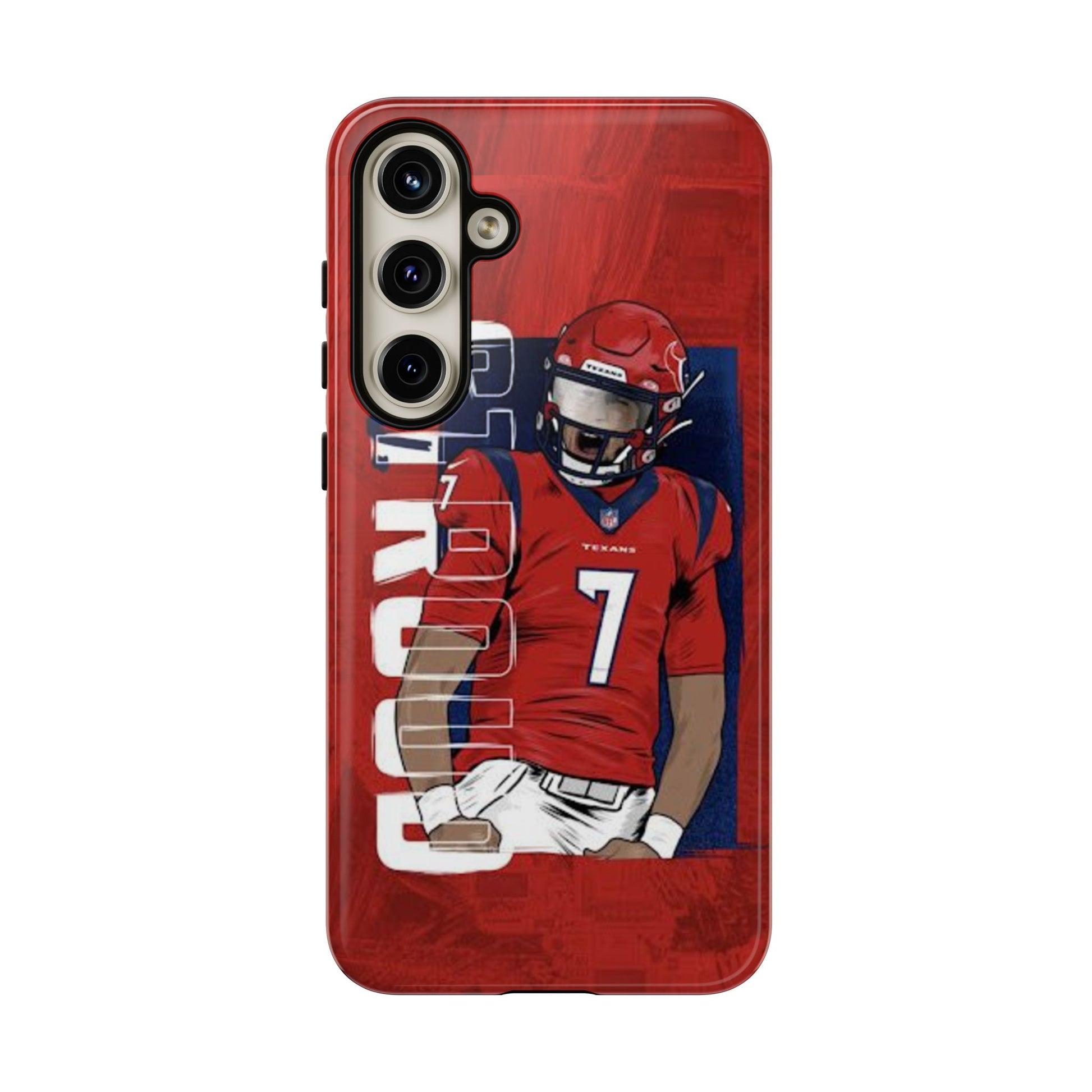 Houston Texans Football CJ Stroud Tough Cases for iPhones, Samsung, and Pixel