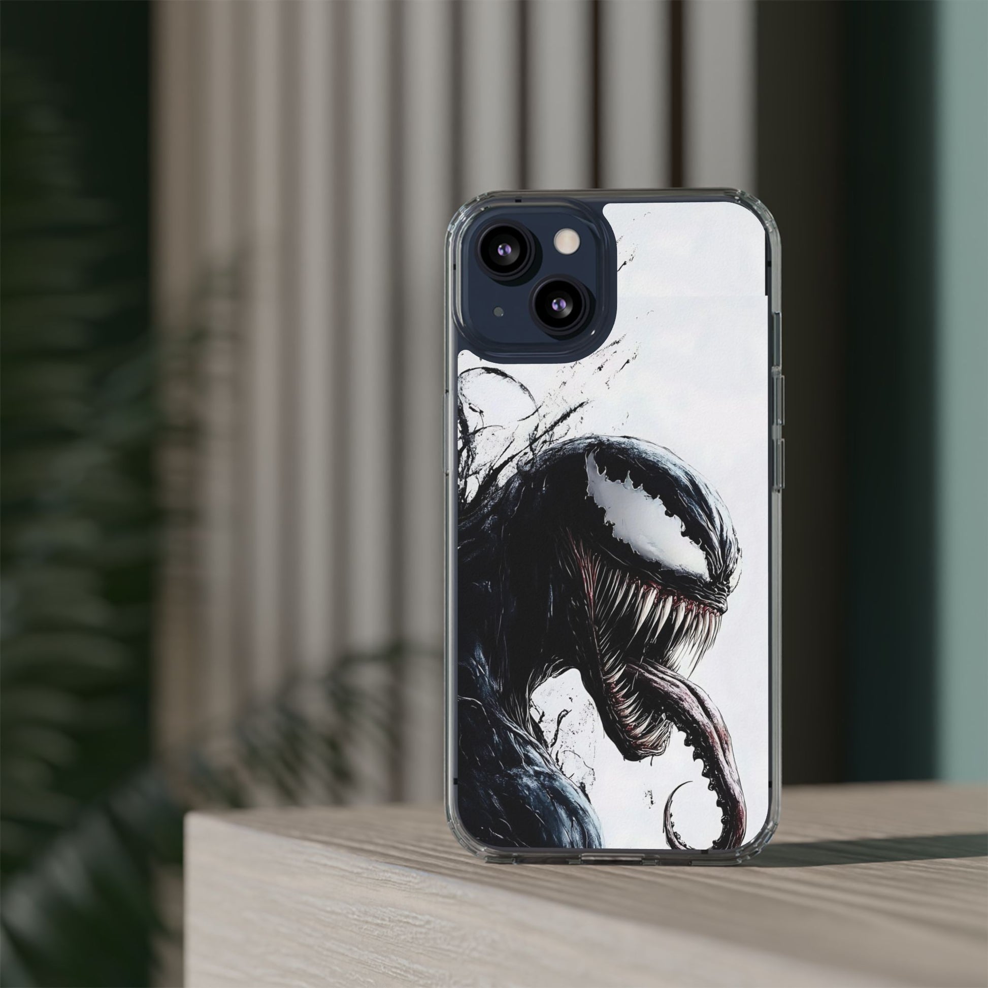 Phone Case, Venom Villain Comic Book Themed Clear Case for Select Phones,