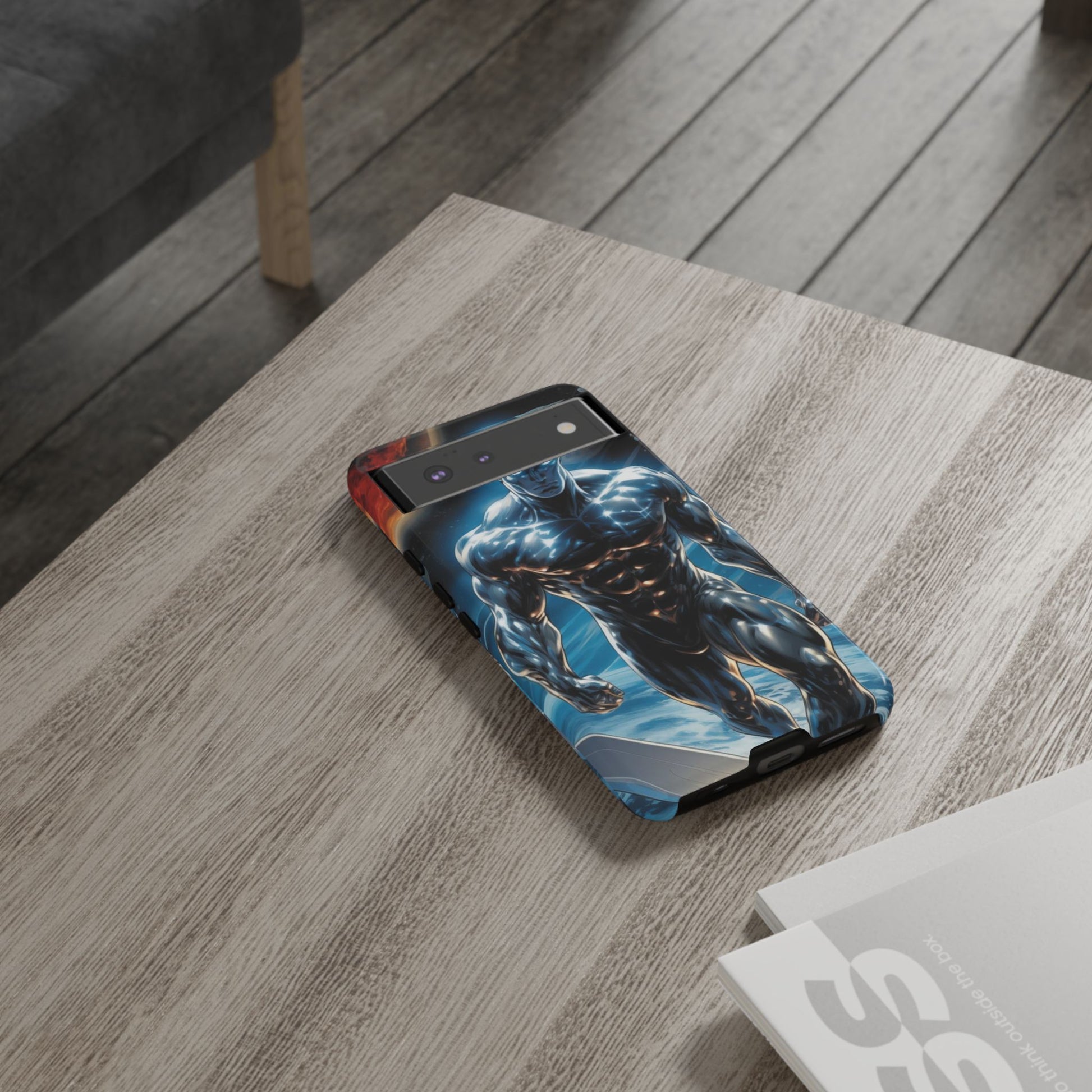 The Silver Surfer Comic Art Phone Case, Tough Cases for iPhones, Samsung, and Pixel