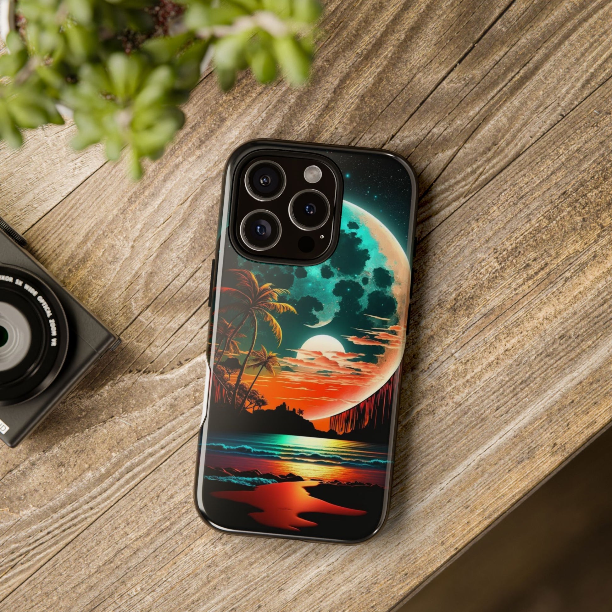 Fantasy Beach Sunset Landscape Phone Case for iPhone, Samsung Galaxy, & Pixel Phones