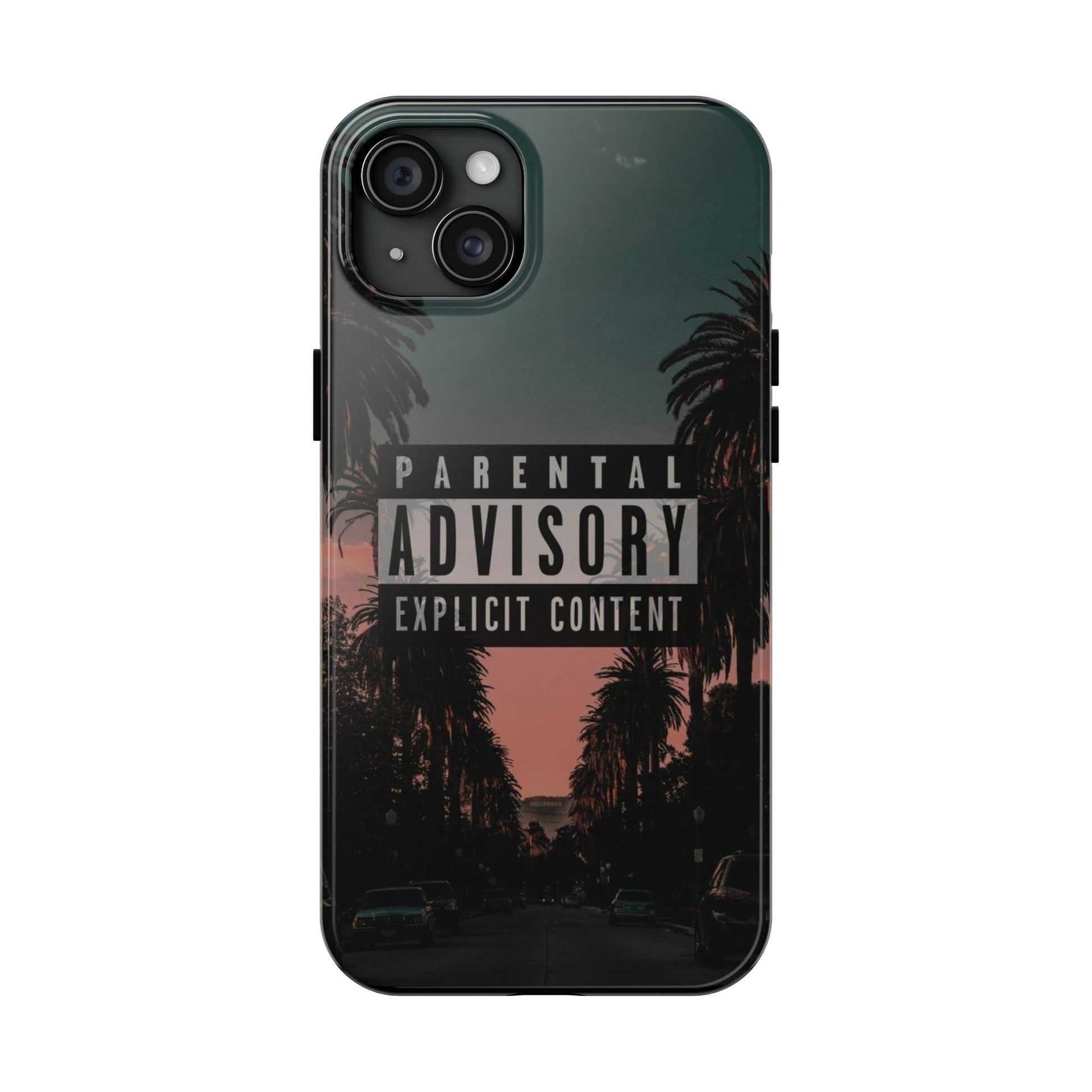 Parental Advisory Tough Phone Cases for Iphones & Samsung Durable