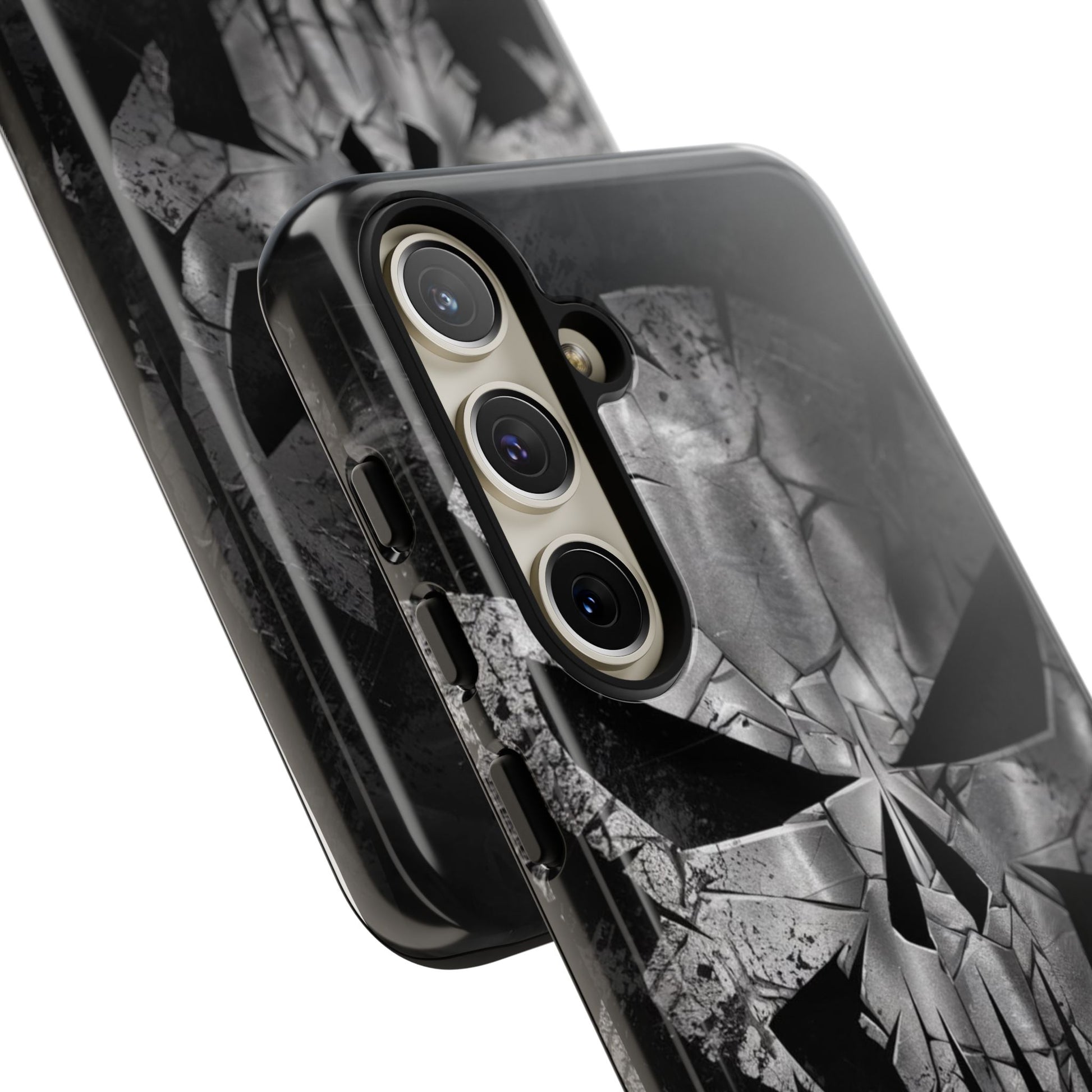 The Punisher Logo Art Tough Cases for iPhones, Samsung, and Pixel