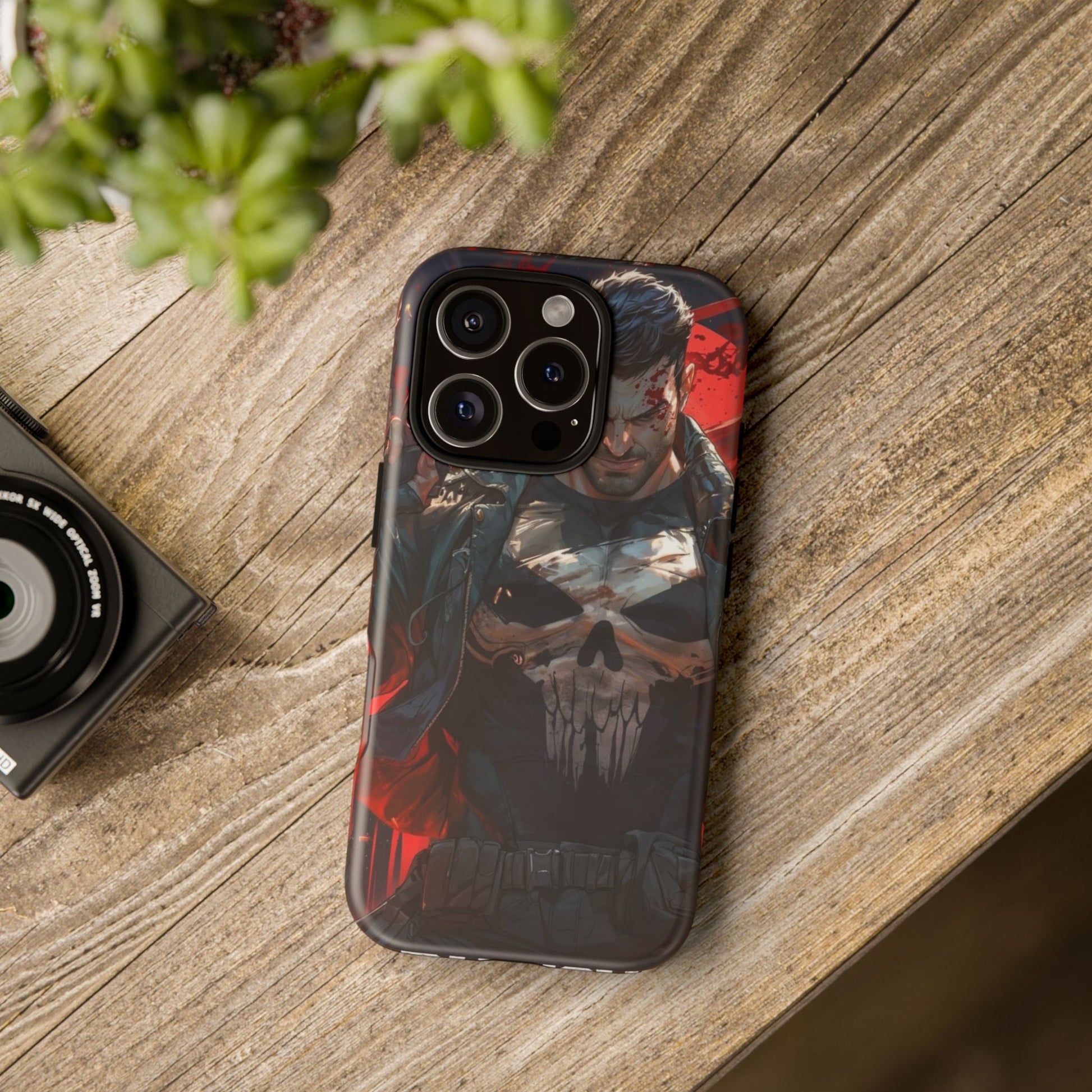 Punisher Tough Cases for iPhones, Samsung, and Pixel