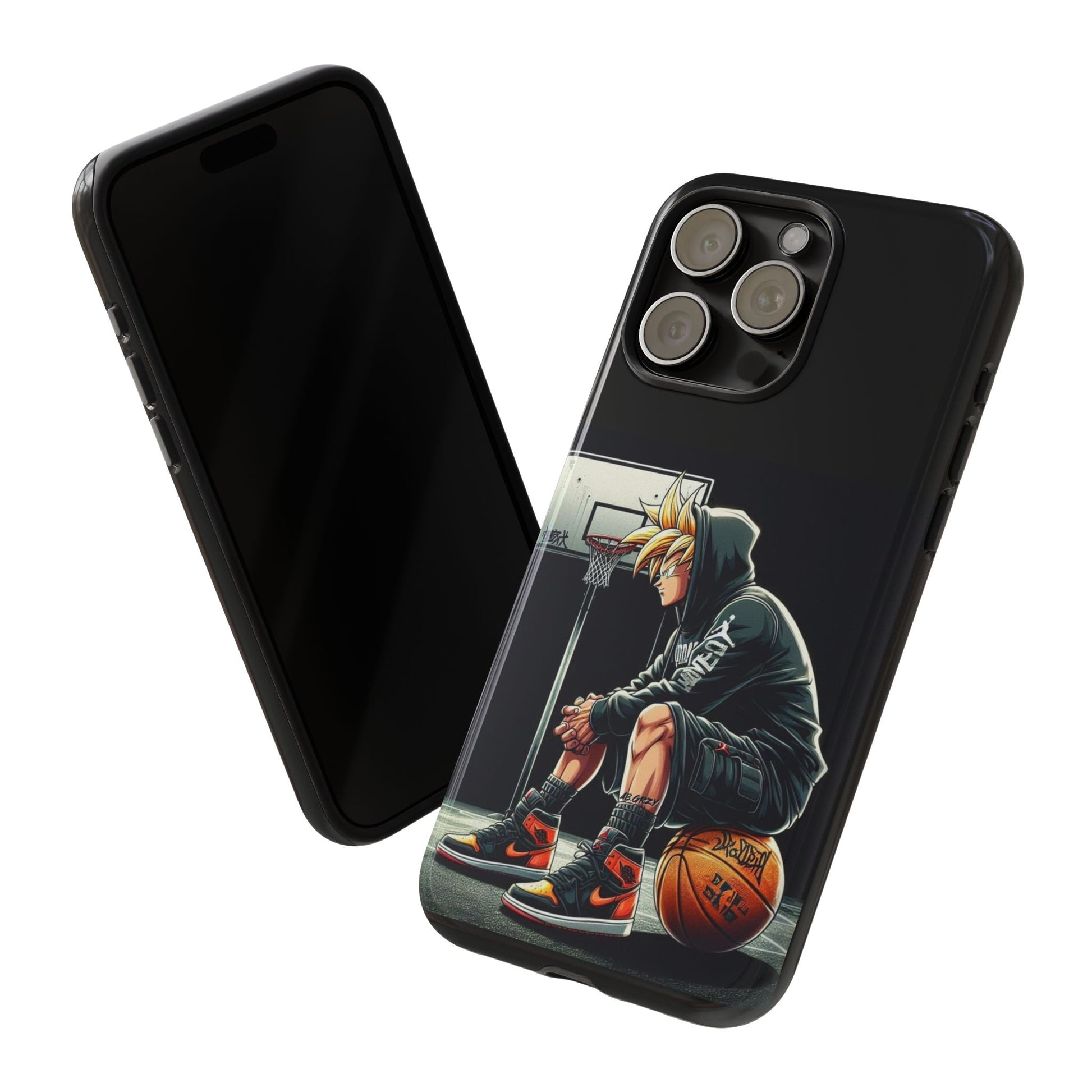 Son Goku Basketball Tough Cases for iPhones, Samsung, and Pixel