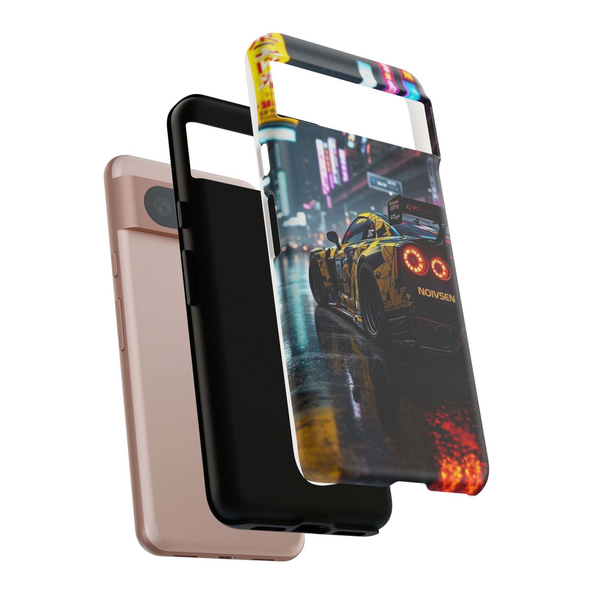 Nissan GTR in Japan Art Tough Cases for iPhones, Samsung, and Pixel