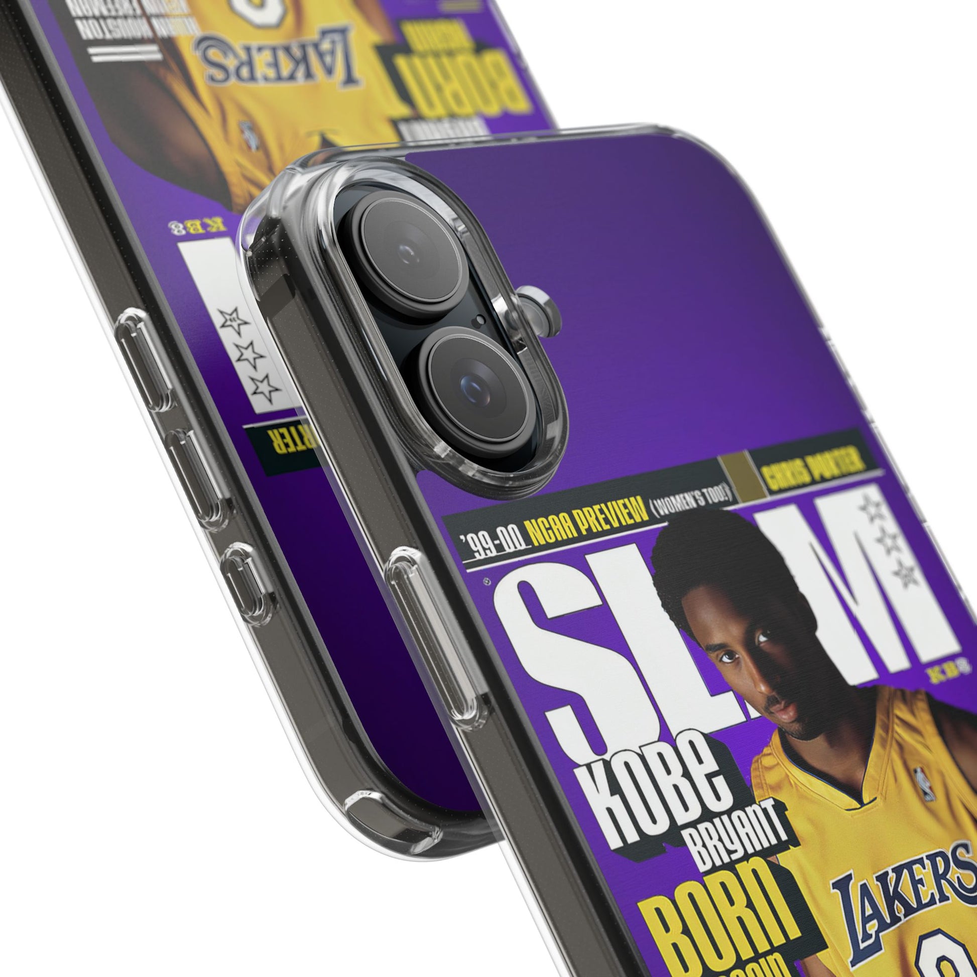 SLAM Cover Kobe Basketball Inspired design Clear Phone Cases