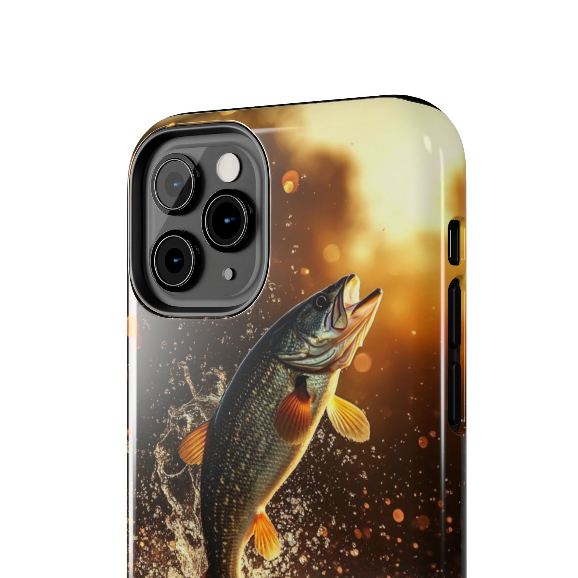 Jumping Bass Fish Theme Phone Cases for iPhones & Samsung Phones