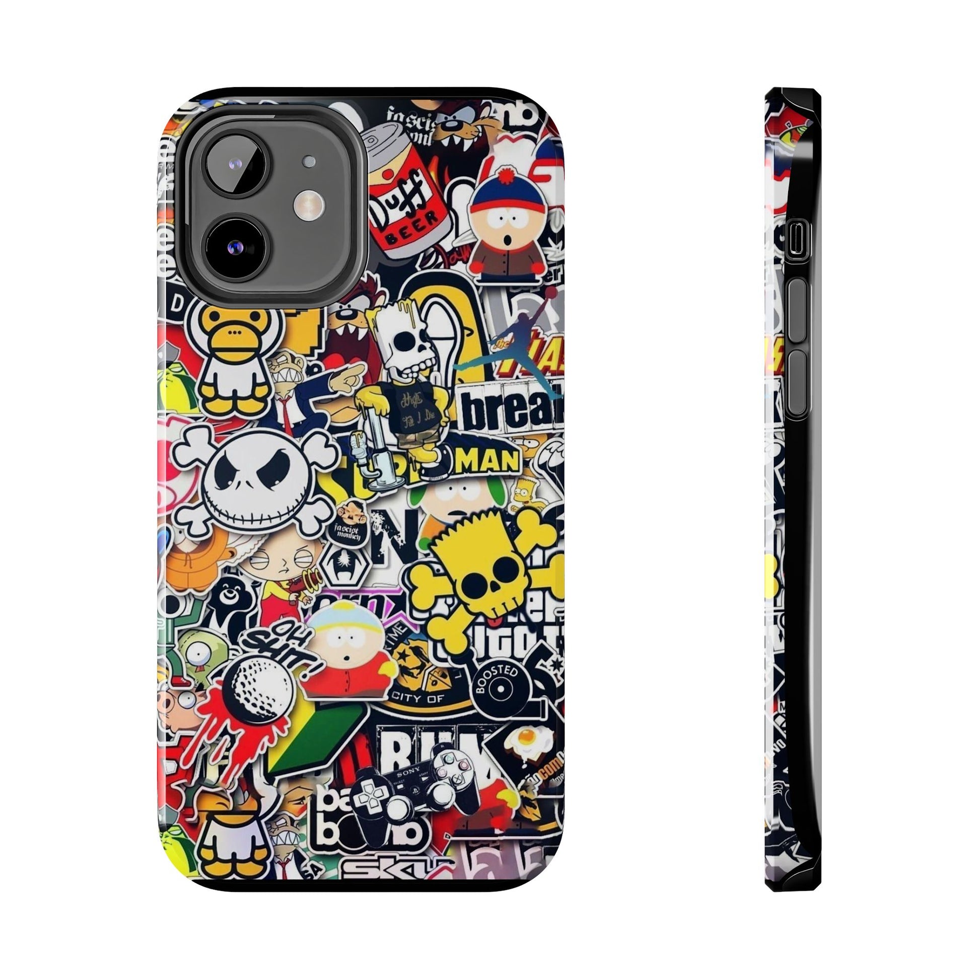 Sticker Bomb Theme Phone Case for iPhone & Samsung Galaxy Phones