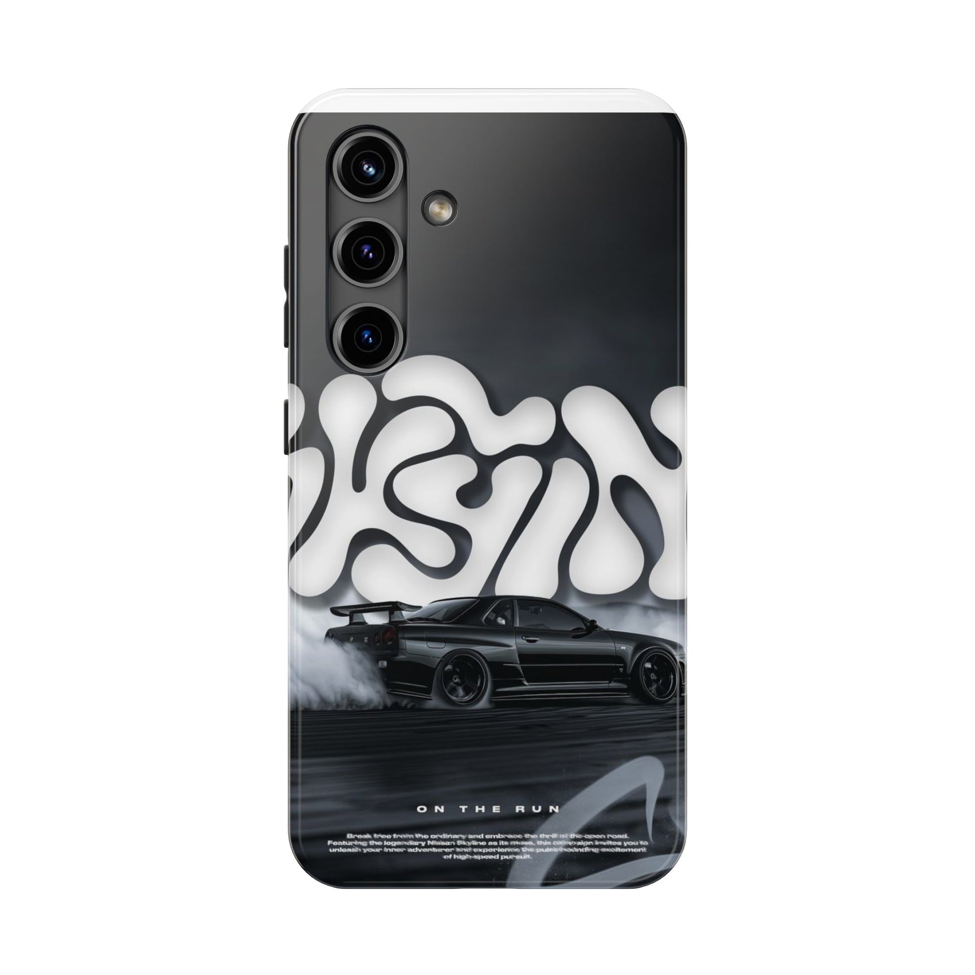 Drifting Skyline Racing Car Theme Phone Case for iPhone & Samsung Galaxy Phones