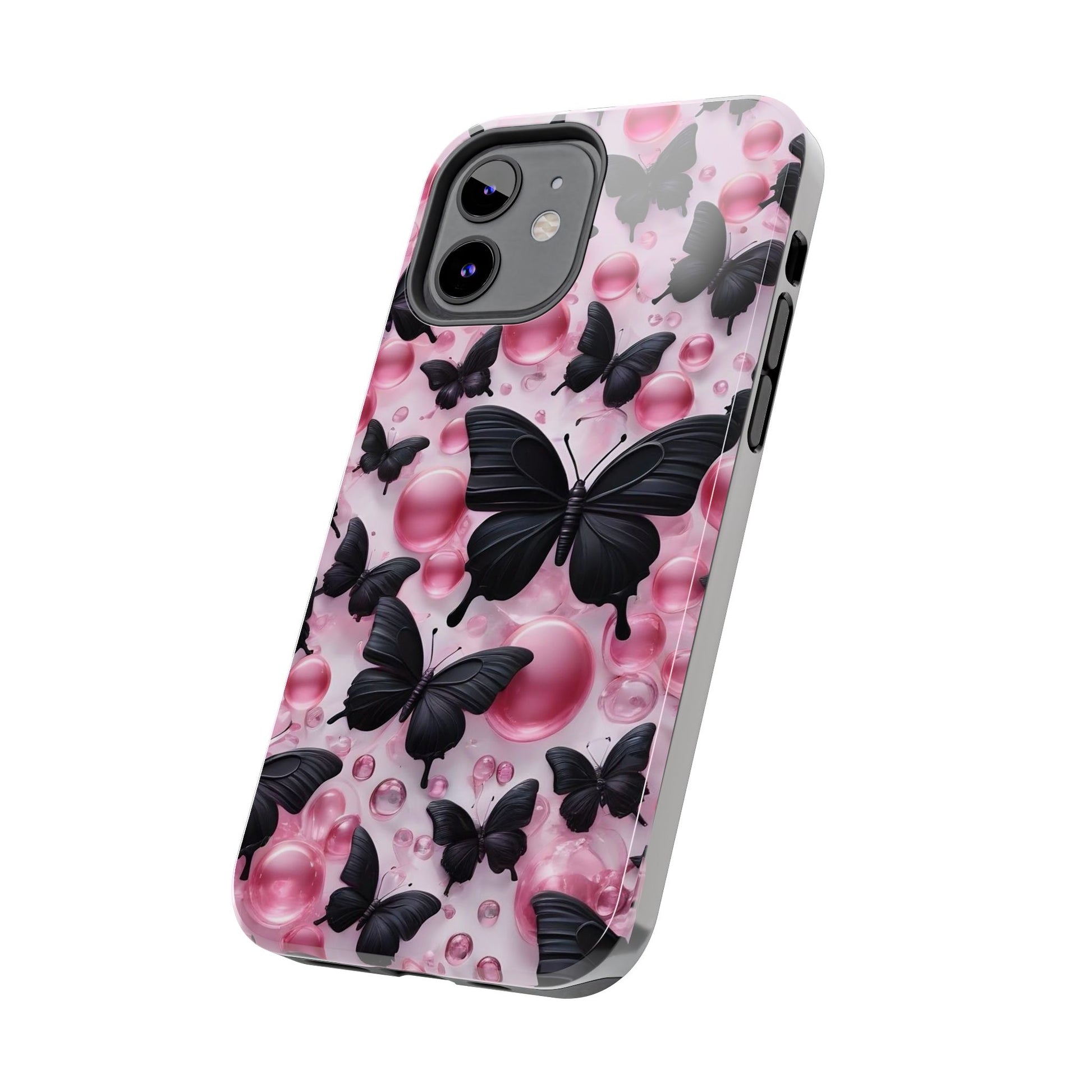 Pearls and Butterflies Theme Phone Cases for iPhones & Samsung Phones