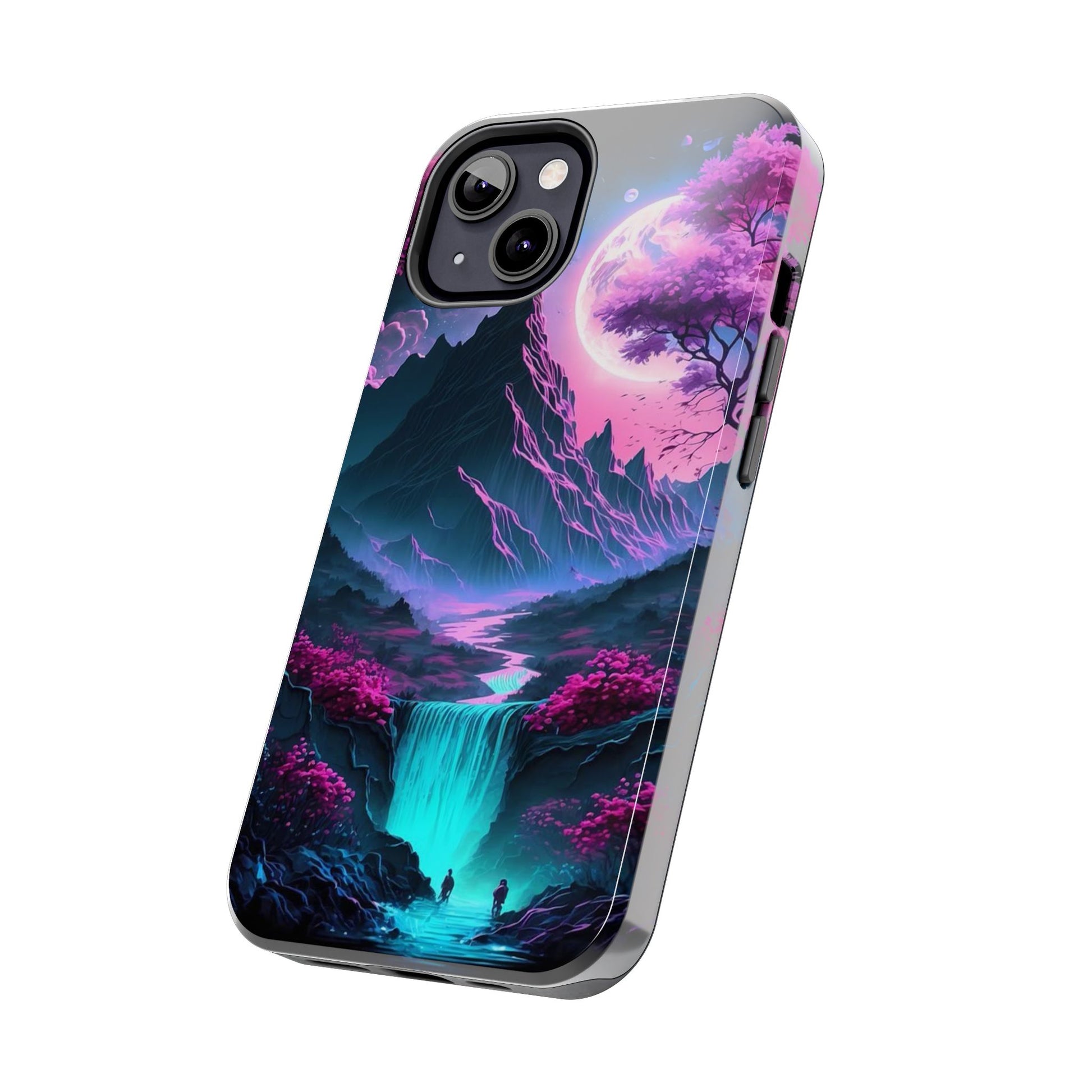 Cherry Blossoms in Japan Themed Tough Phone Cases for Iphones & Samsung Phones