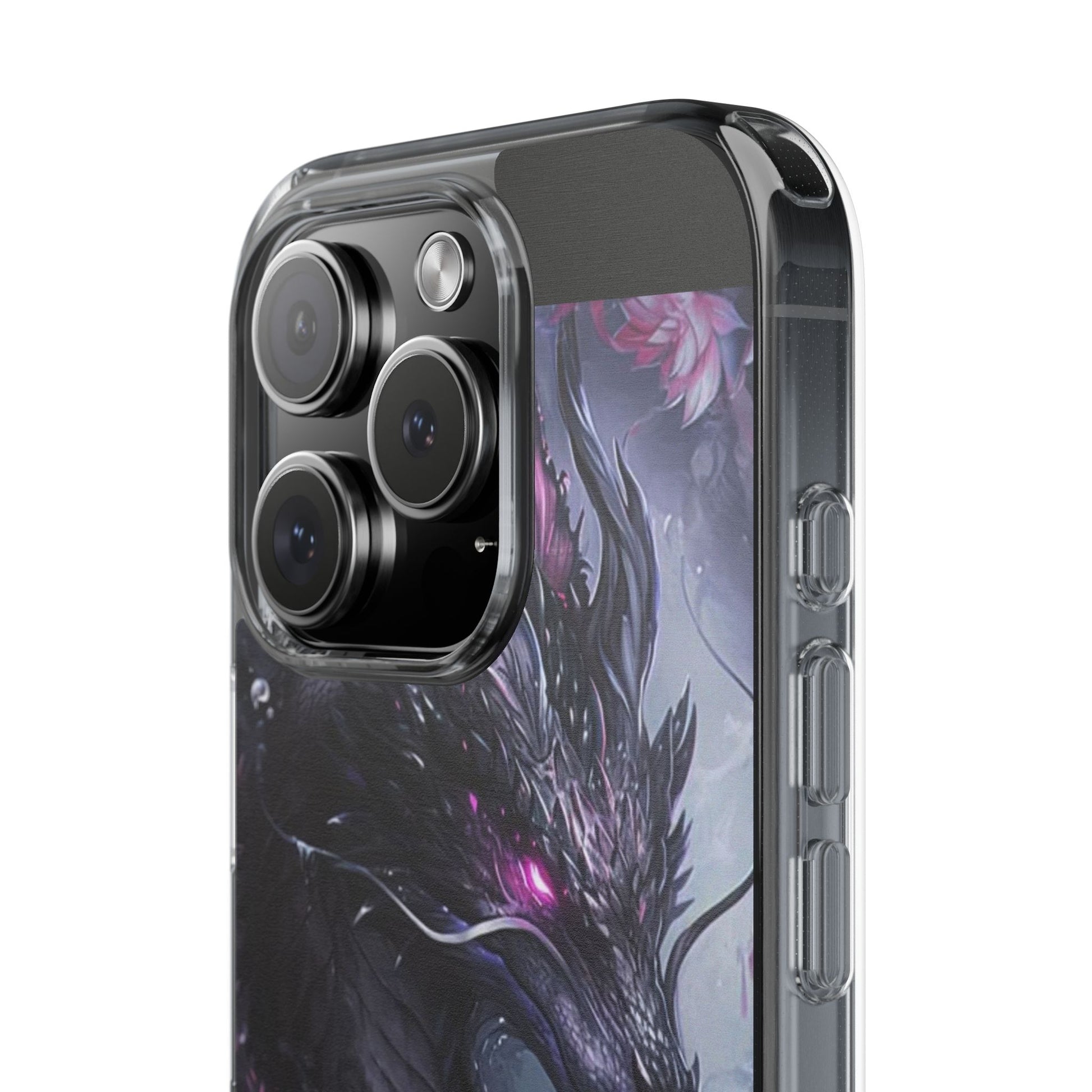 Phone Cases, Purple Dragon Design, iPhone Samsung Case, Protective Cover, Unique