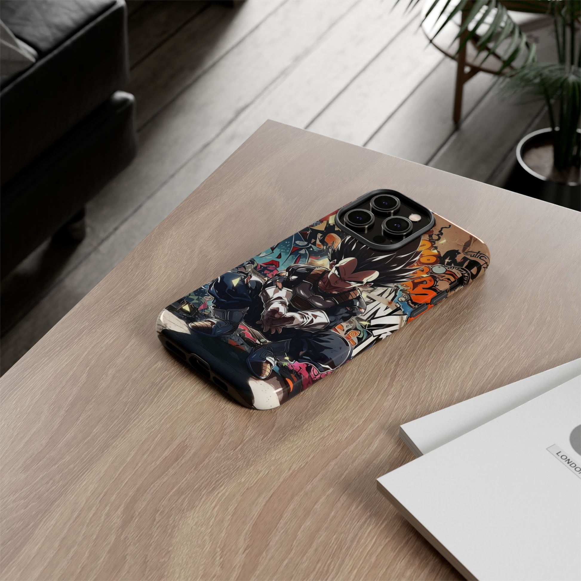 Anime Vegeta Dragon ball Z Tough Cases for iPhones, Samsung, and Pixel