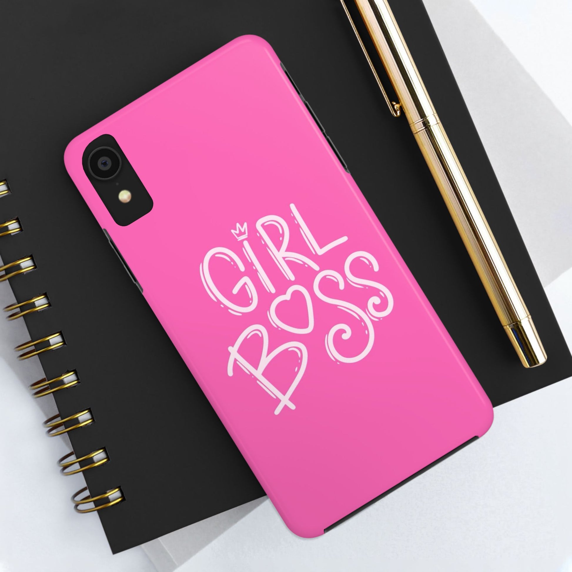 Girl Boss Girly Theme Phone Cases for iPhones & Samsung Phones