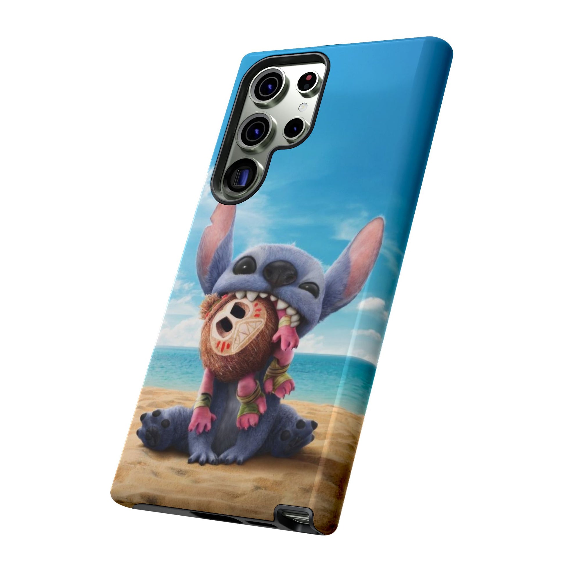 Stitch Beach Sunset Landscape Phone Case for iPhone, Samsung Galaxy, & Pixel Phones