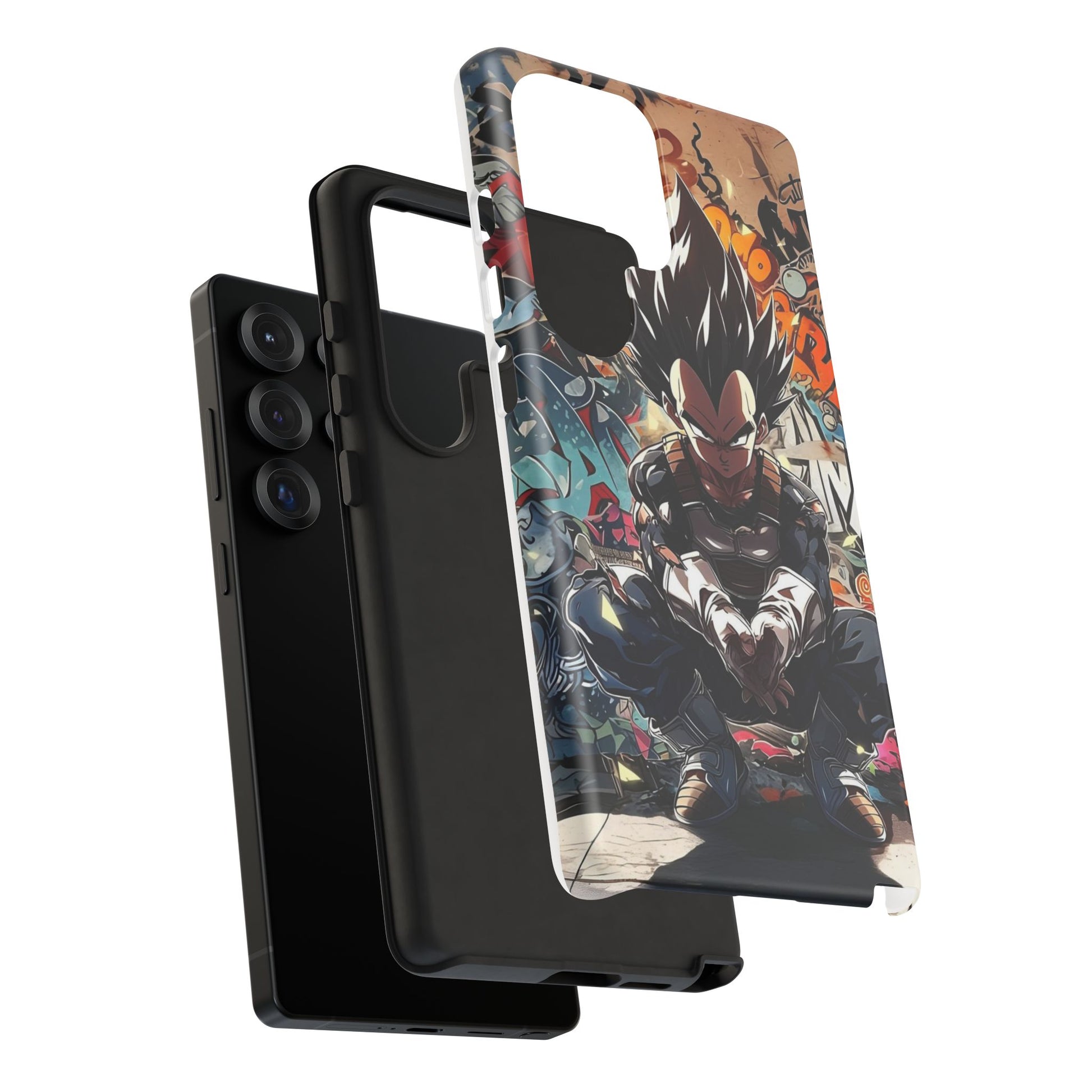 Anime Vegeta Dragon ball Z Tough Cases for iPhones, Samsung, and Pixel
