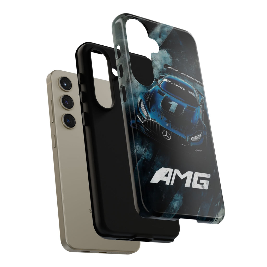 Mercedes AMG Racing Car Tough Cases for iPhones, Samsung, and Pixel